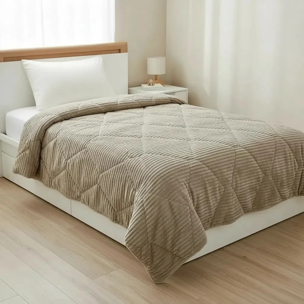 Jorgan Welsoft Tek 160x220cm Outlet Duvet - Bezhë