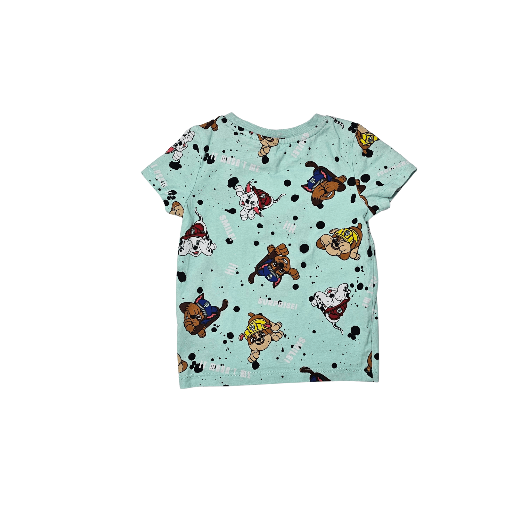 Bluze Femijesh Ngjyre Mente me Qenushe S.Hand T-Shirt 