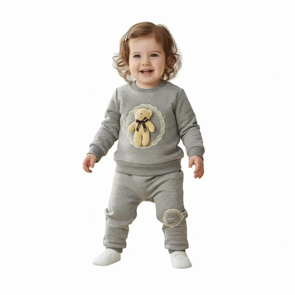 Kostum Femijesh Ngjyre Gri me Arush Teddy Bear Outlet Childrens Costume
