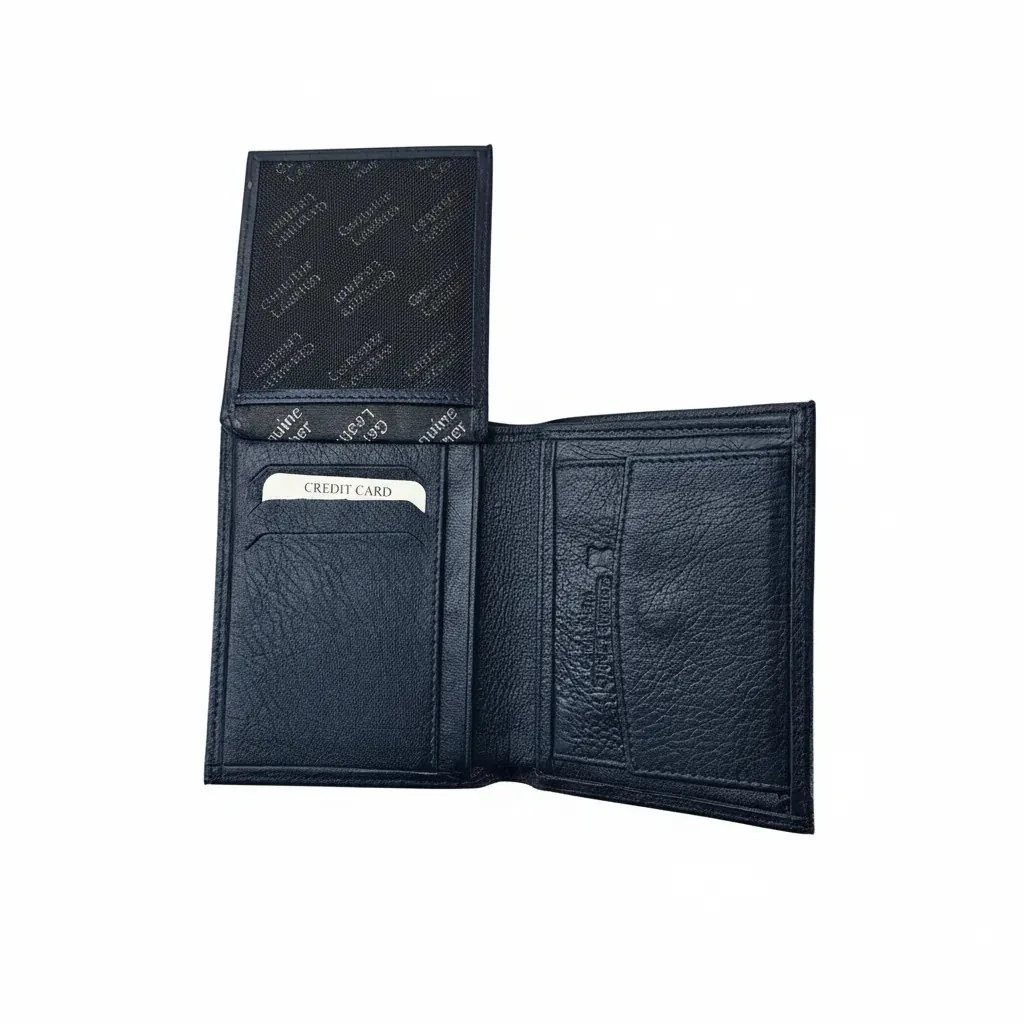 Portofol Lekure Meshkujsh M3 Ngjyre Blu i Erret  Men`s Wallet