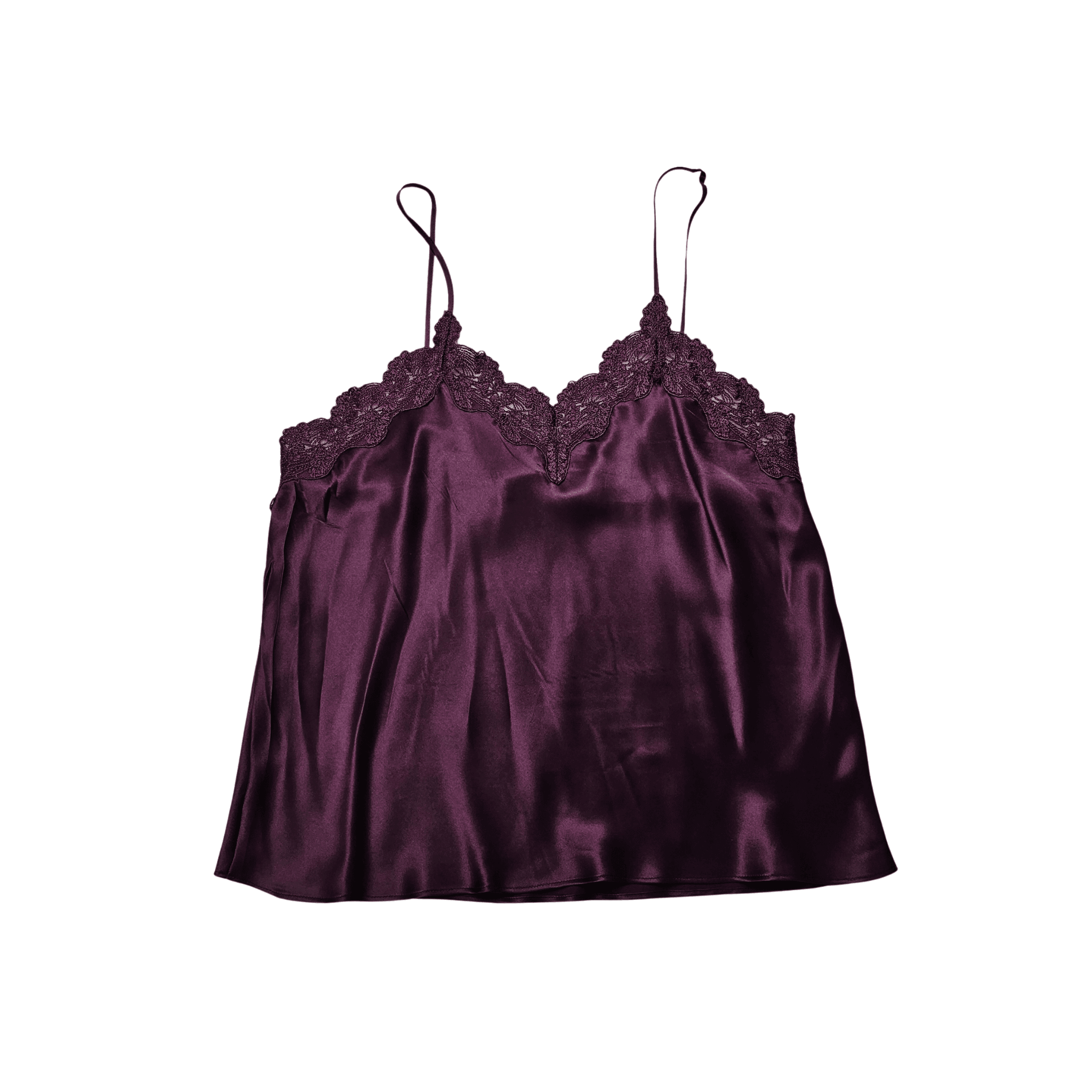 Veshje Gjumi Ngjyre Lejla e Erret me Dantelle S.Hand Sleepwear