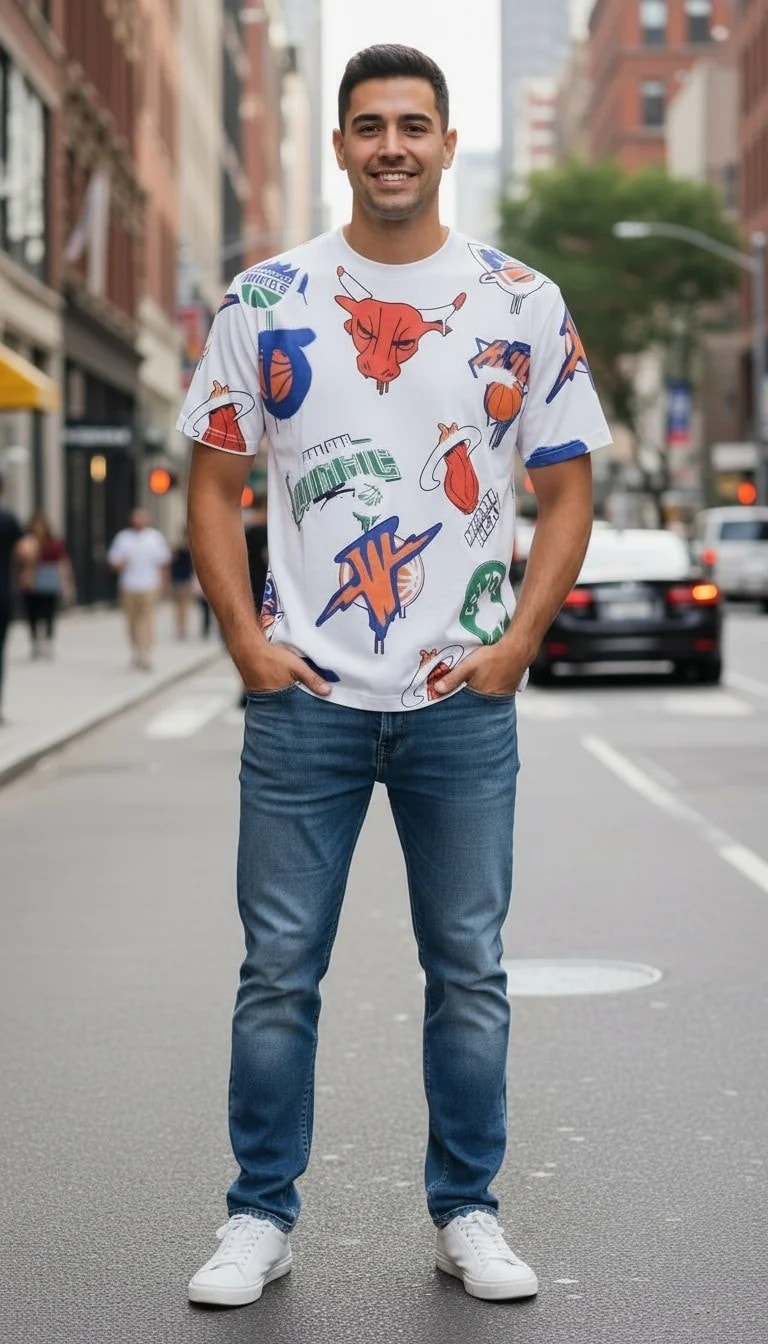 T-Shirt Meshkujsh Oversize Last Pick Outlet/T-Shirt