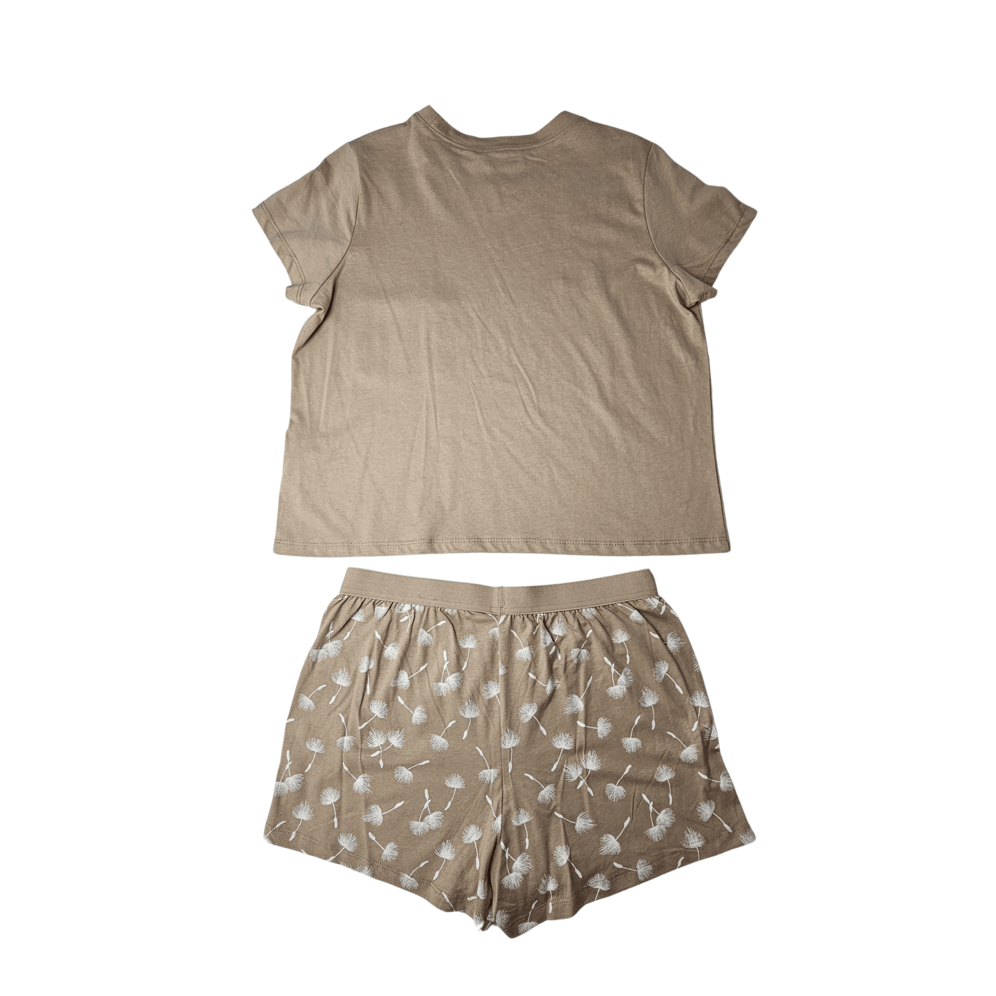 Set Gjumi Sinsay Ngjyre Bezhe me Dizajn te Bardhe Outlet/Sleepwear