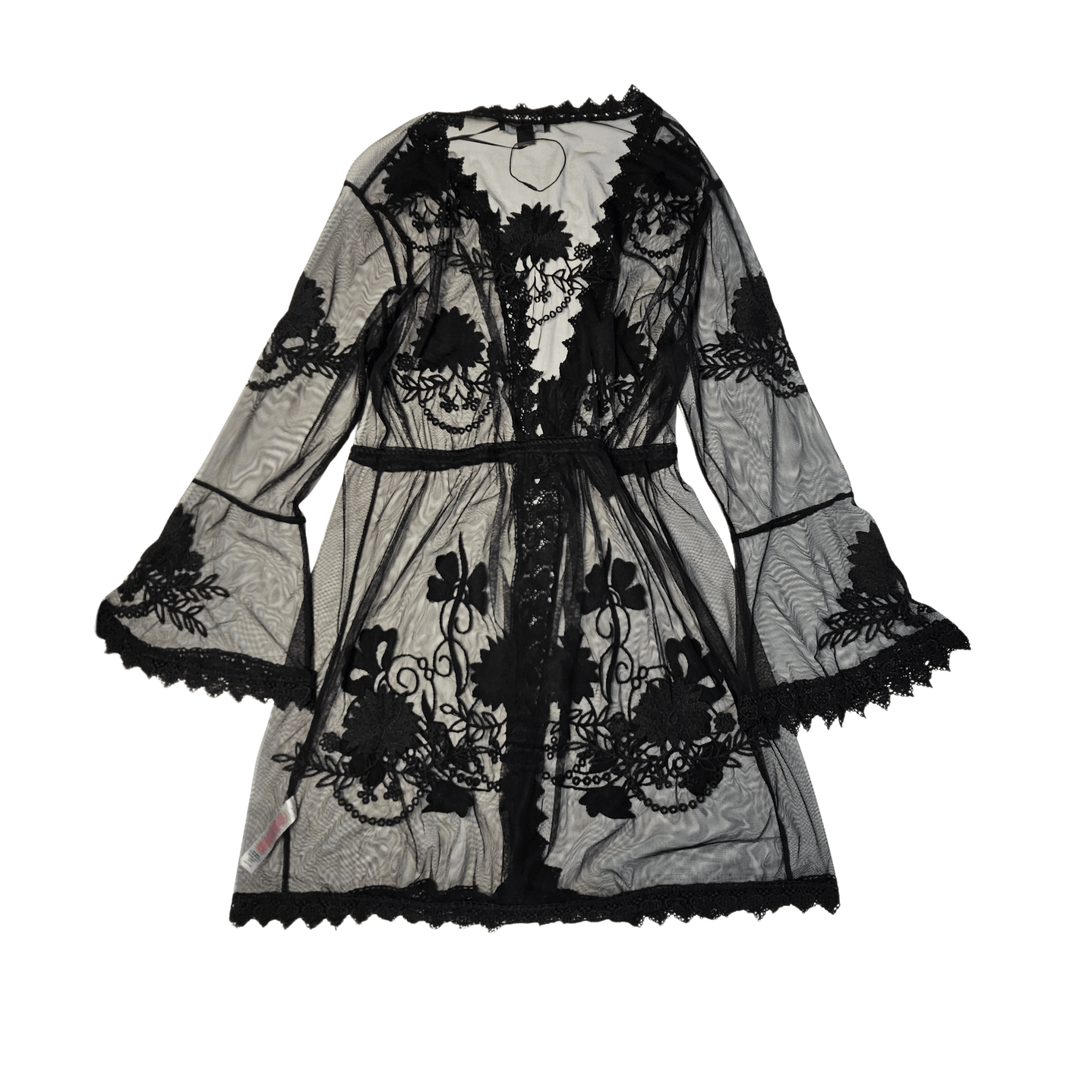 Veshje Gjumi Kemishe Tyl Ngjyre e Zeze S.Hand