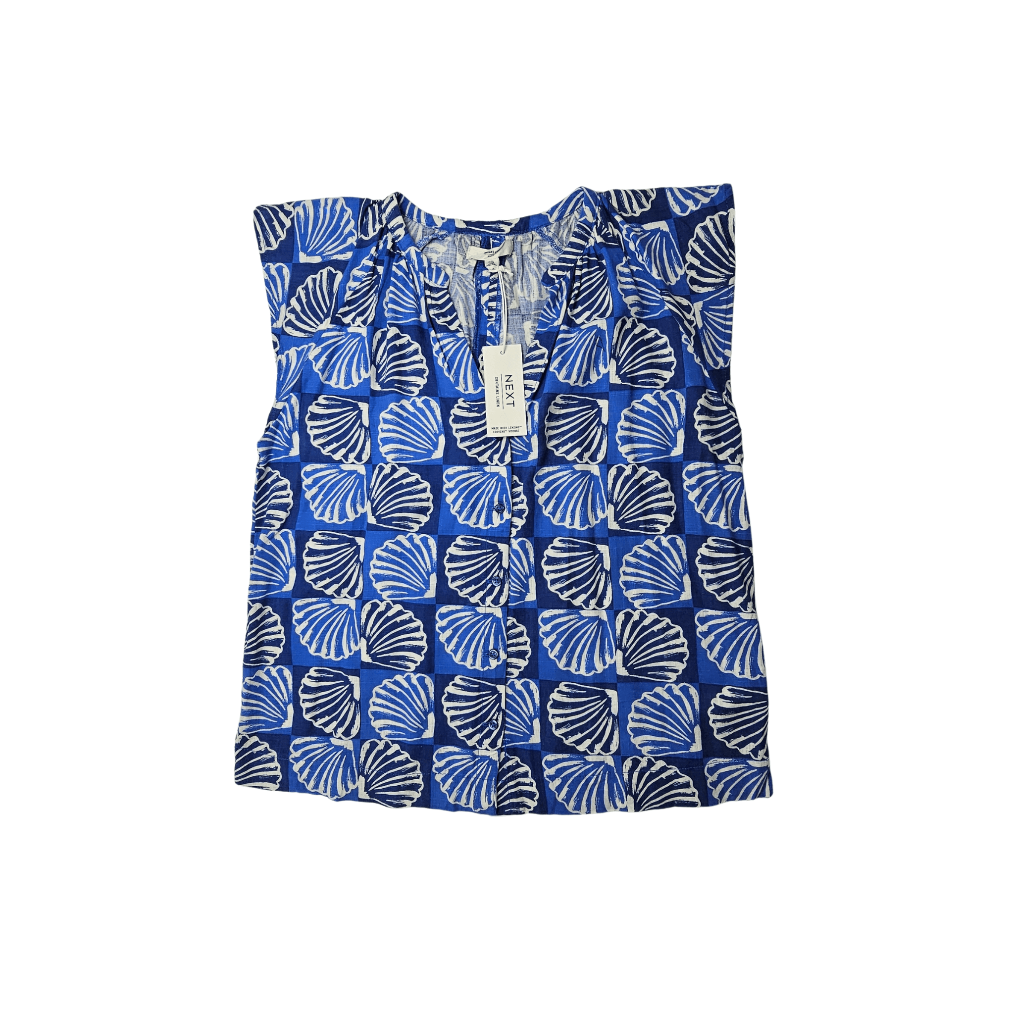 Bluze Femrash  Next Ngjyre Blu me Dizajn te Bardhe Outlet/T-Shirt