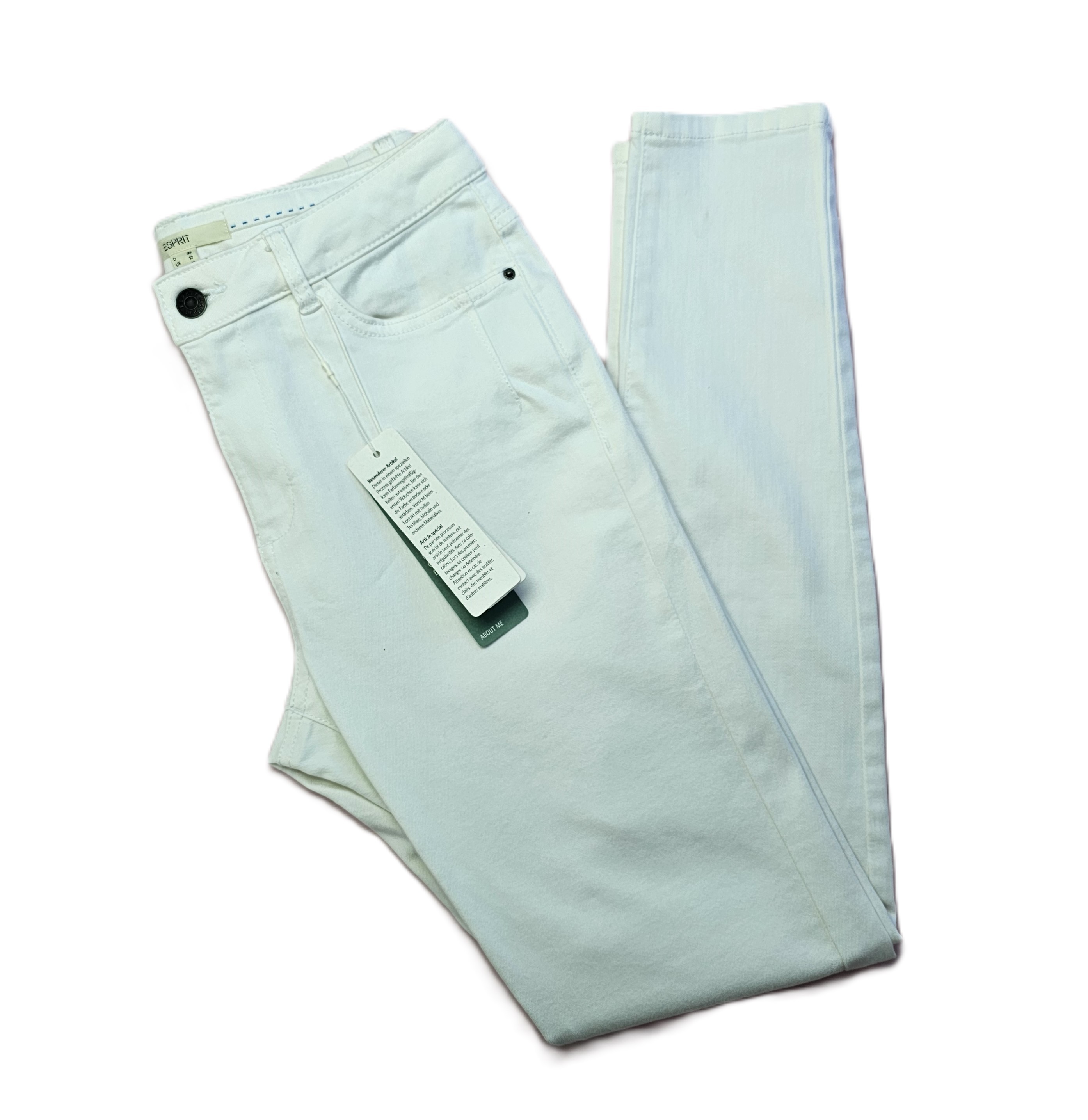 Pantallona Xhinse Femrash Esprit te Bardha Outlet