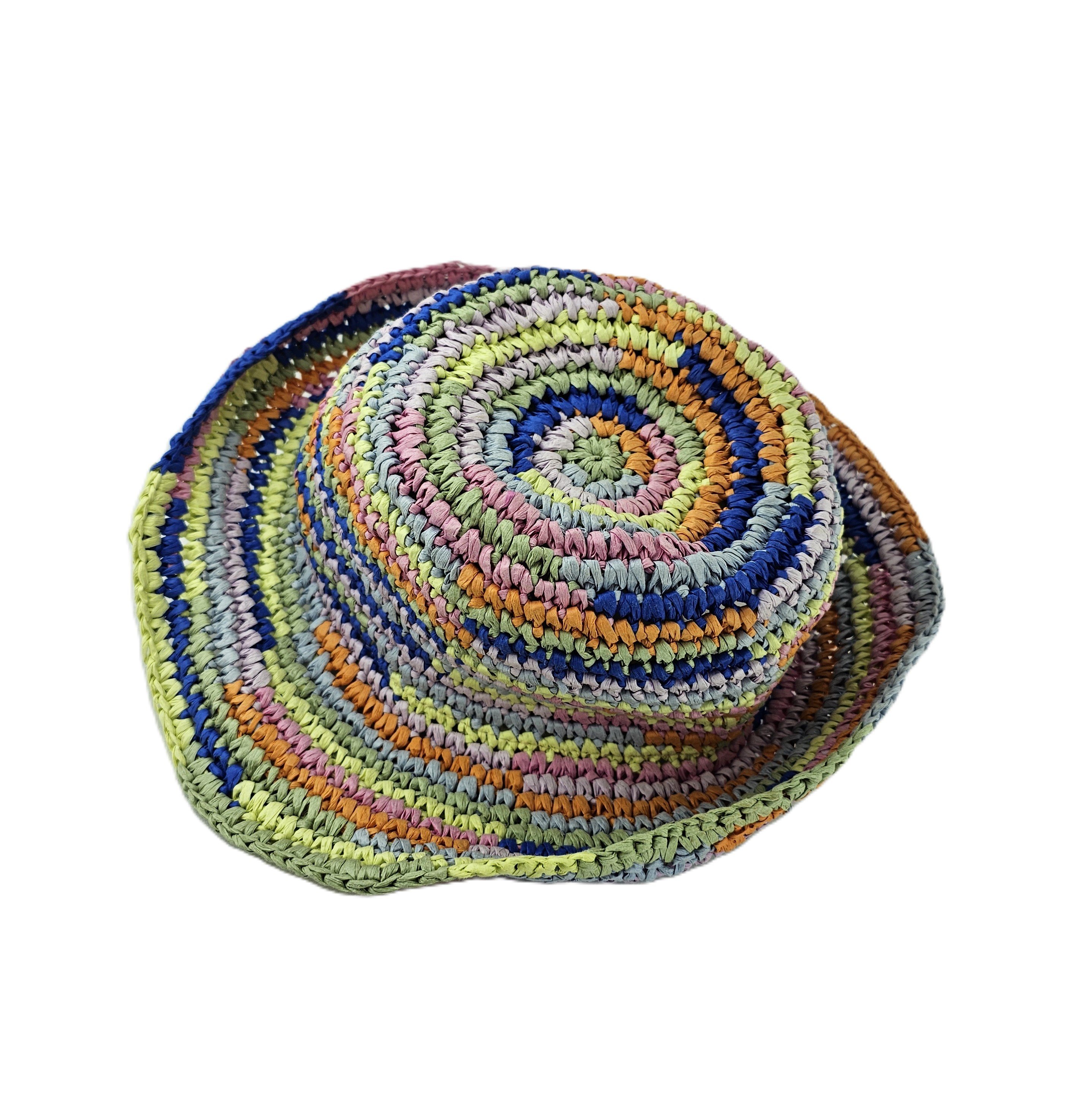 Kapele Plazhi Femrash Primark Kashte me Dizajn Shumengjyresh S.Hand/Beach Hat
