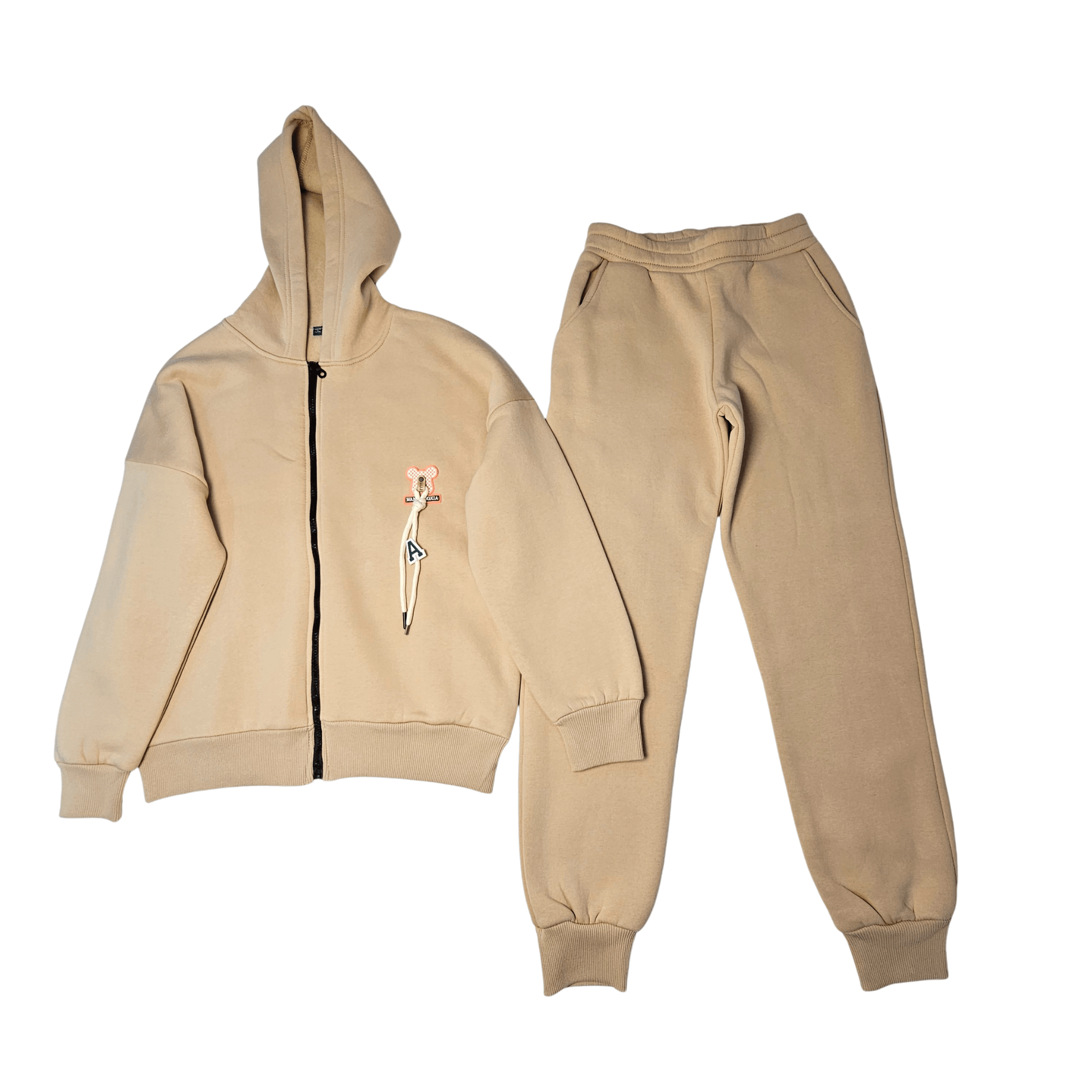 Kostume Sportive Femrash Outlet Woman's Swetsuit Set  - Bezhë