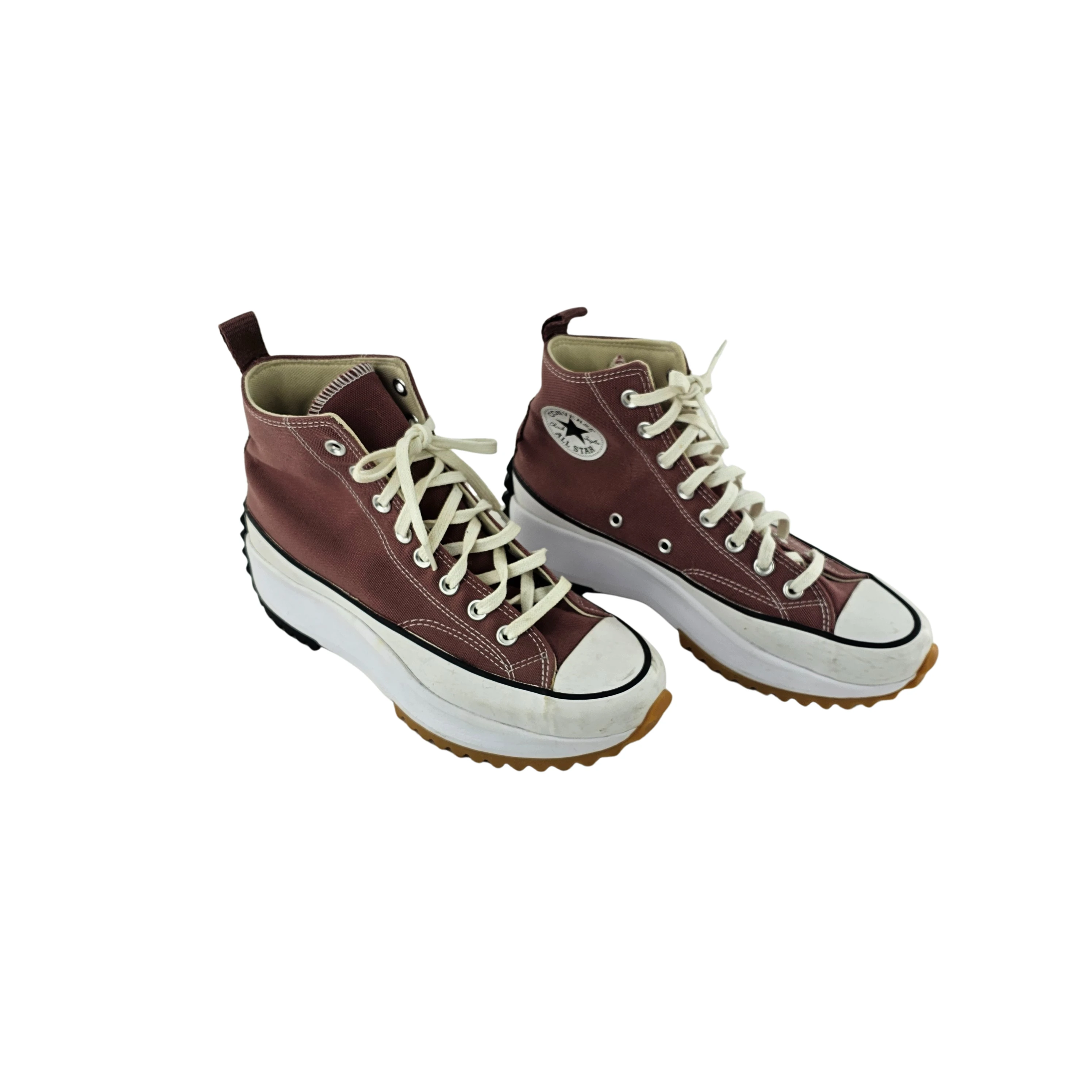 Atlete Femrash Converse Ngjyre Uthull me Dizajn Bezhe dhe te Zi S.Hand Women's Shoes