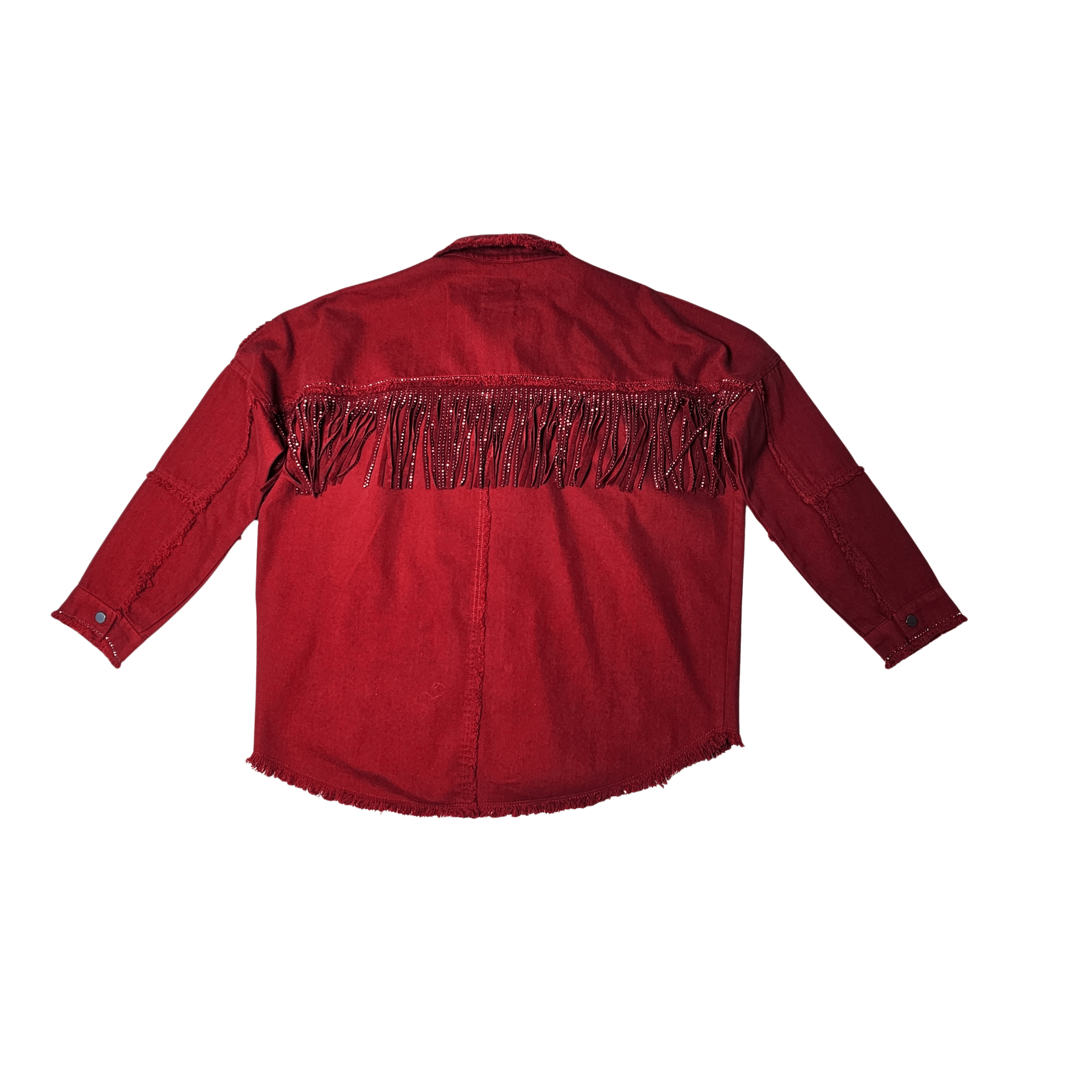 Kemishe Femrash Zara Ngjyre Vishnje me Dizajn me Gure Womens Shirt