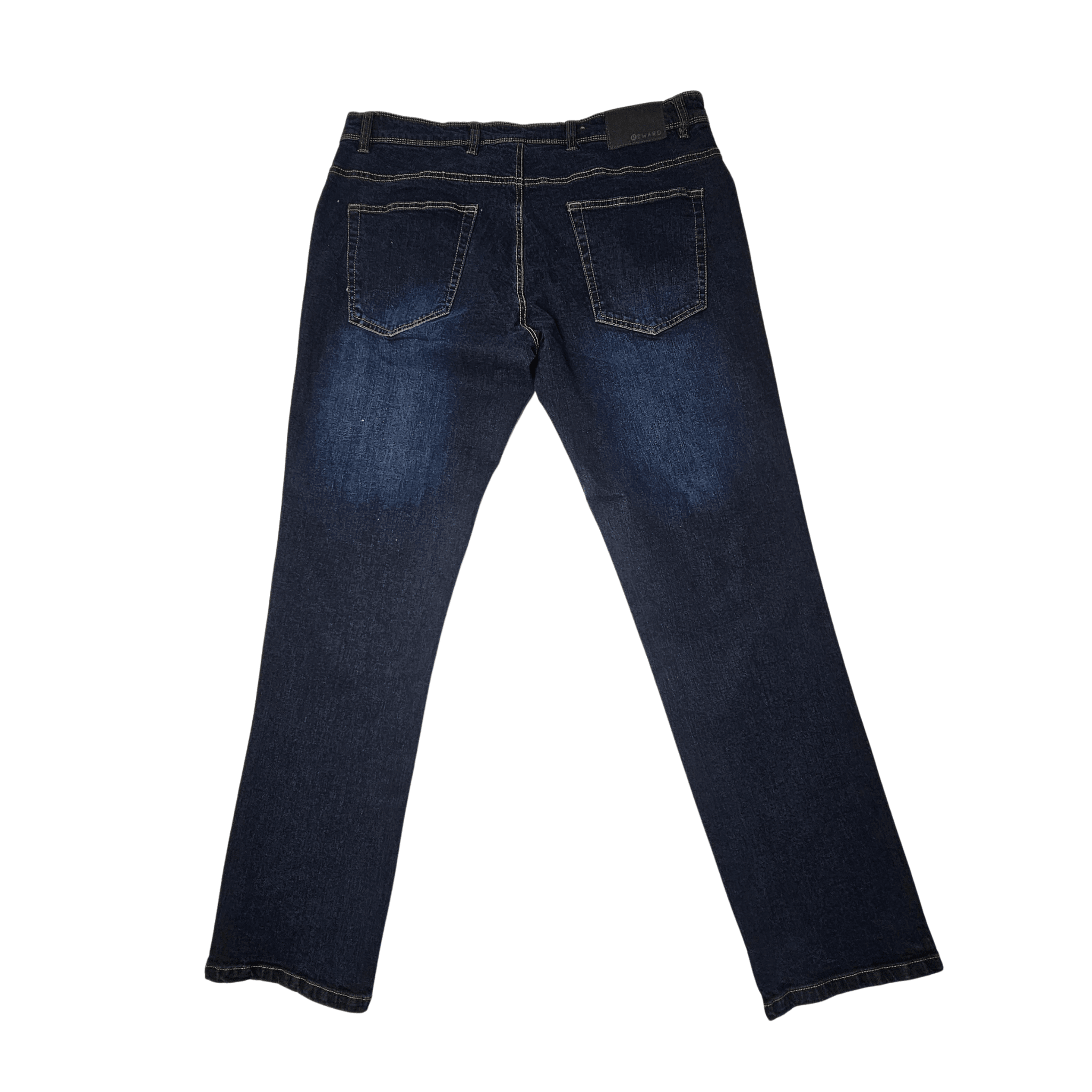 Pantallona Xhins Meshkujsh Reward Outlet Ngjyre Blu te Erreta Jeans 