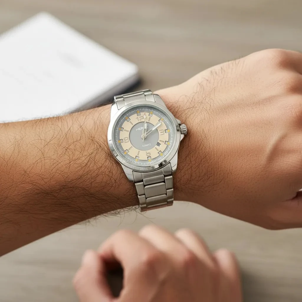 Ore Meshkujsh Çeliku M2 Mans Watch