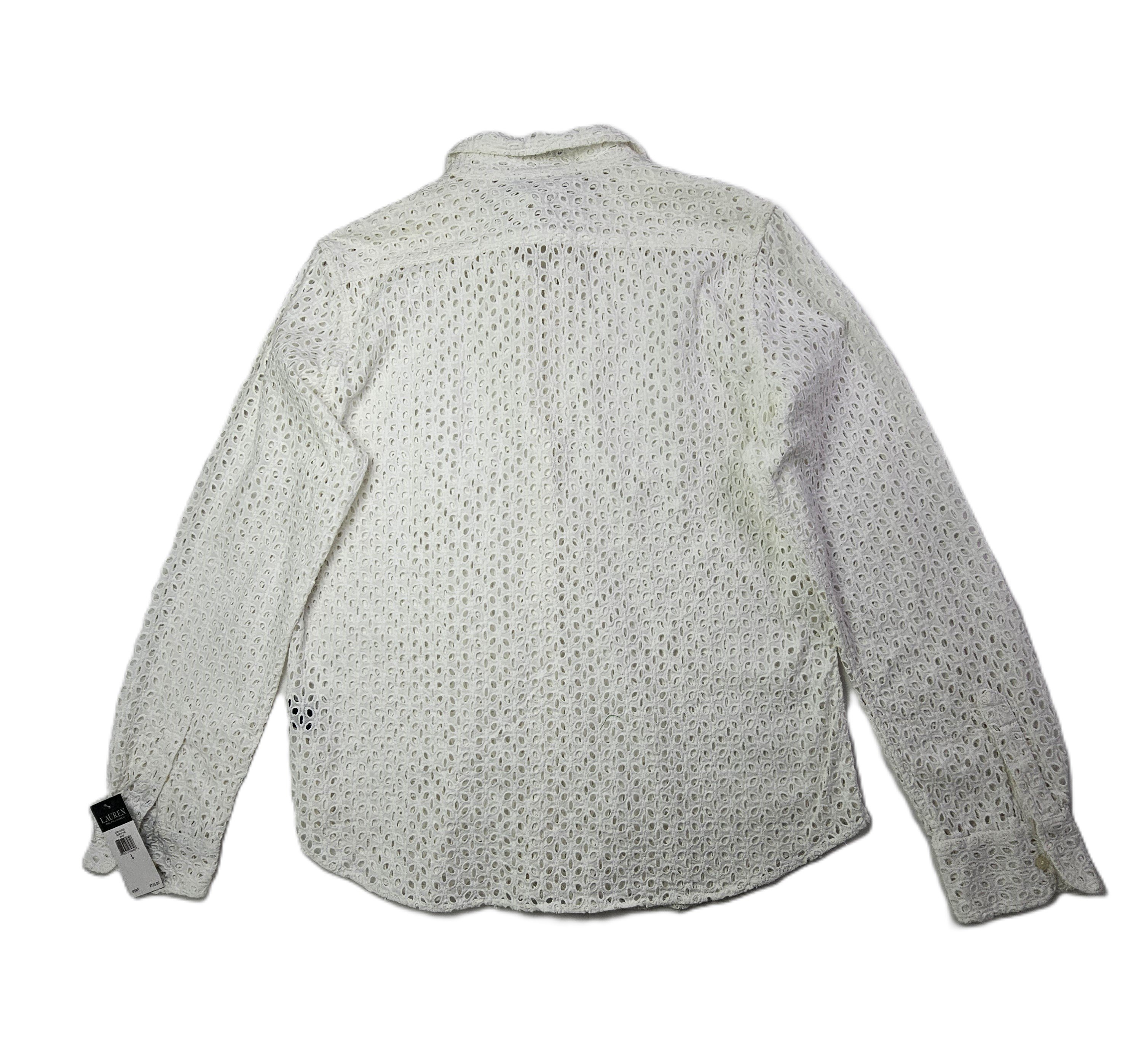 Kemishe Femrash Lauren Ngjyre e Bardhe Dantelle Outlet/Shirt