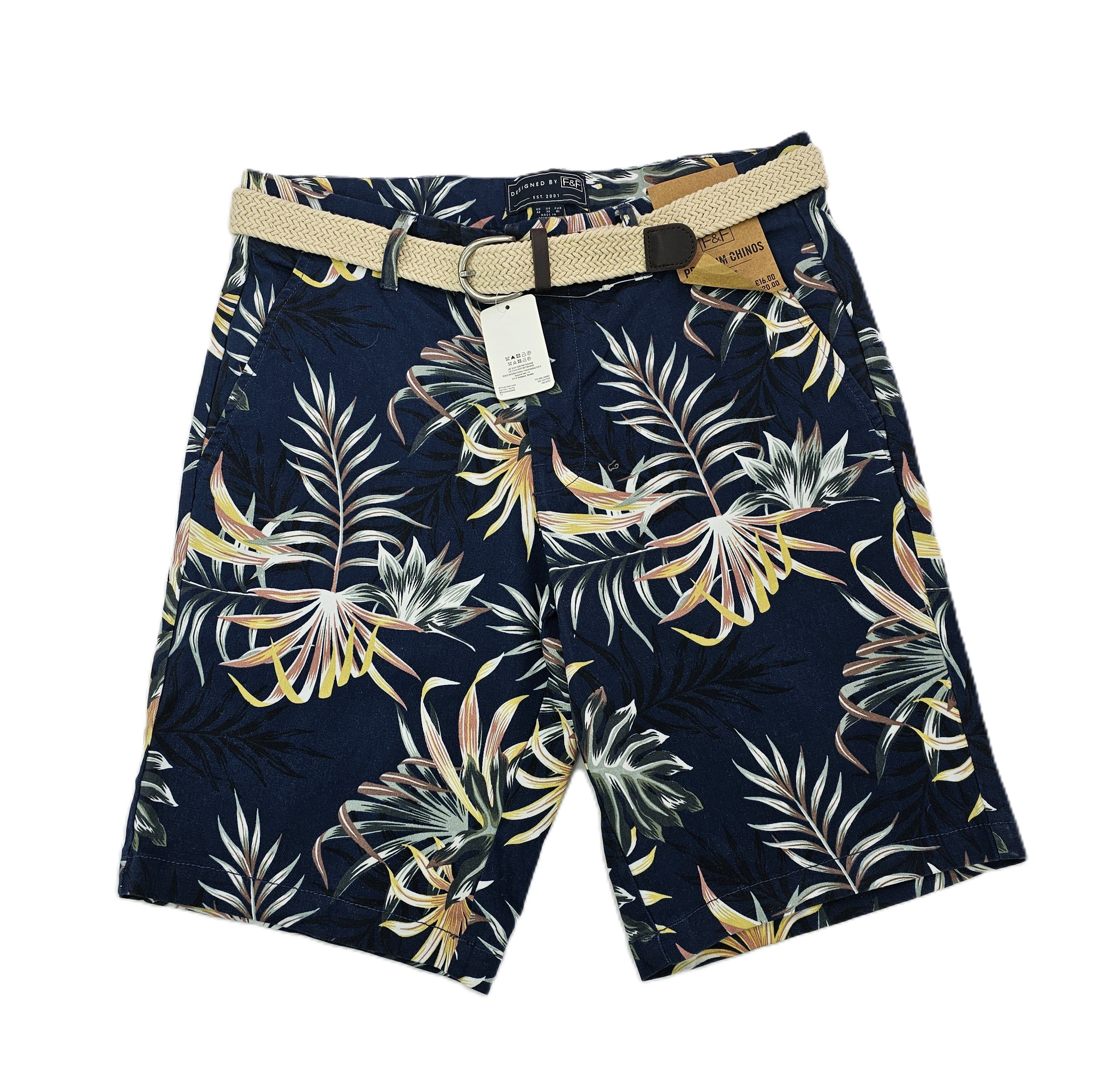 Pantallona te Shkurtra Meshkujsh Dizajn me Lule Outlet/Shorts