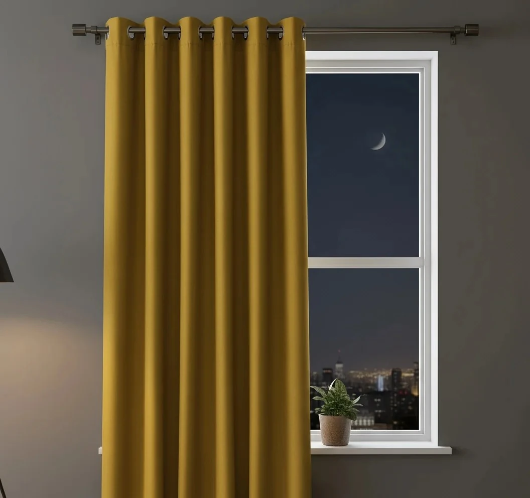 Perde e Trashe 145x250 Outlet Blackout Curtain - Mustardë