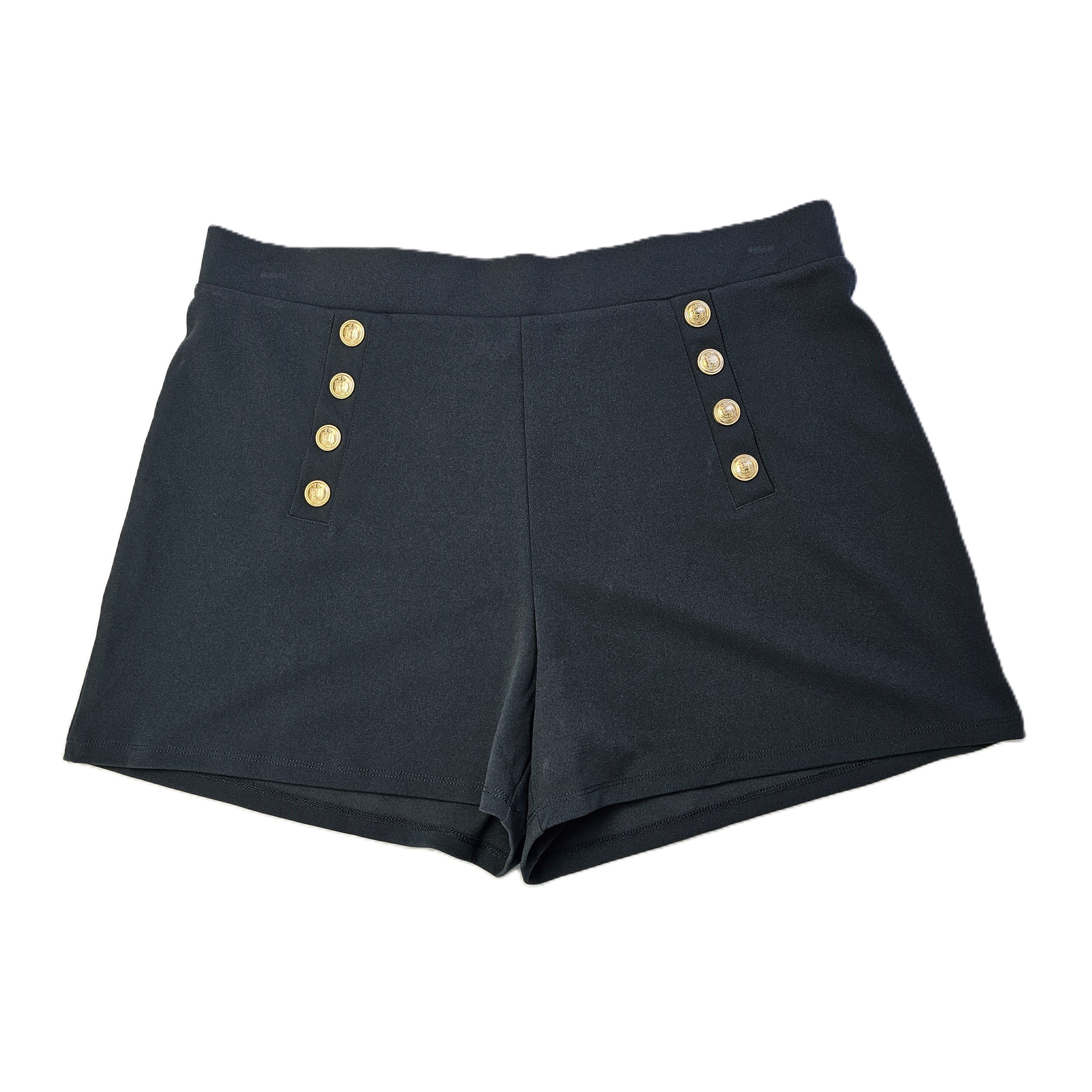 Pantallona te Shkurtra Femrash H&M Ngjyre te Zeza me Kopsa Gold Outlet/Shorts