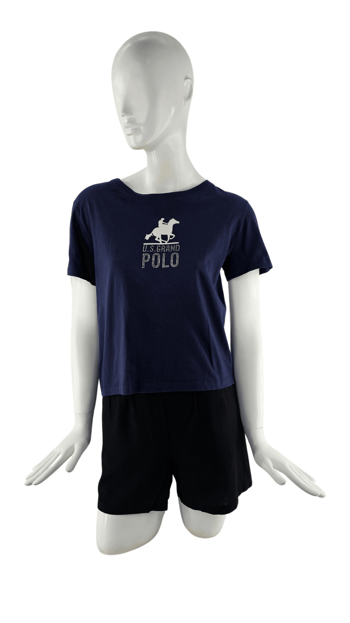T-Shirt Femrash Esmara Ngjyre Blu e Erret me Gure S.Hand/T-Shirt