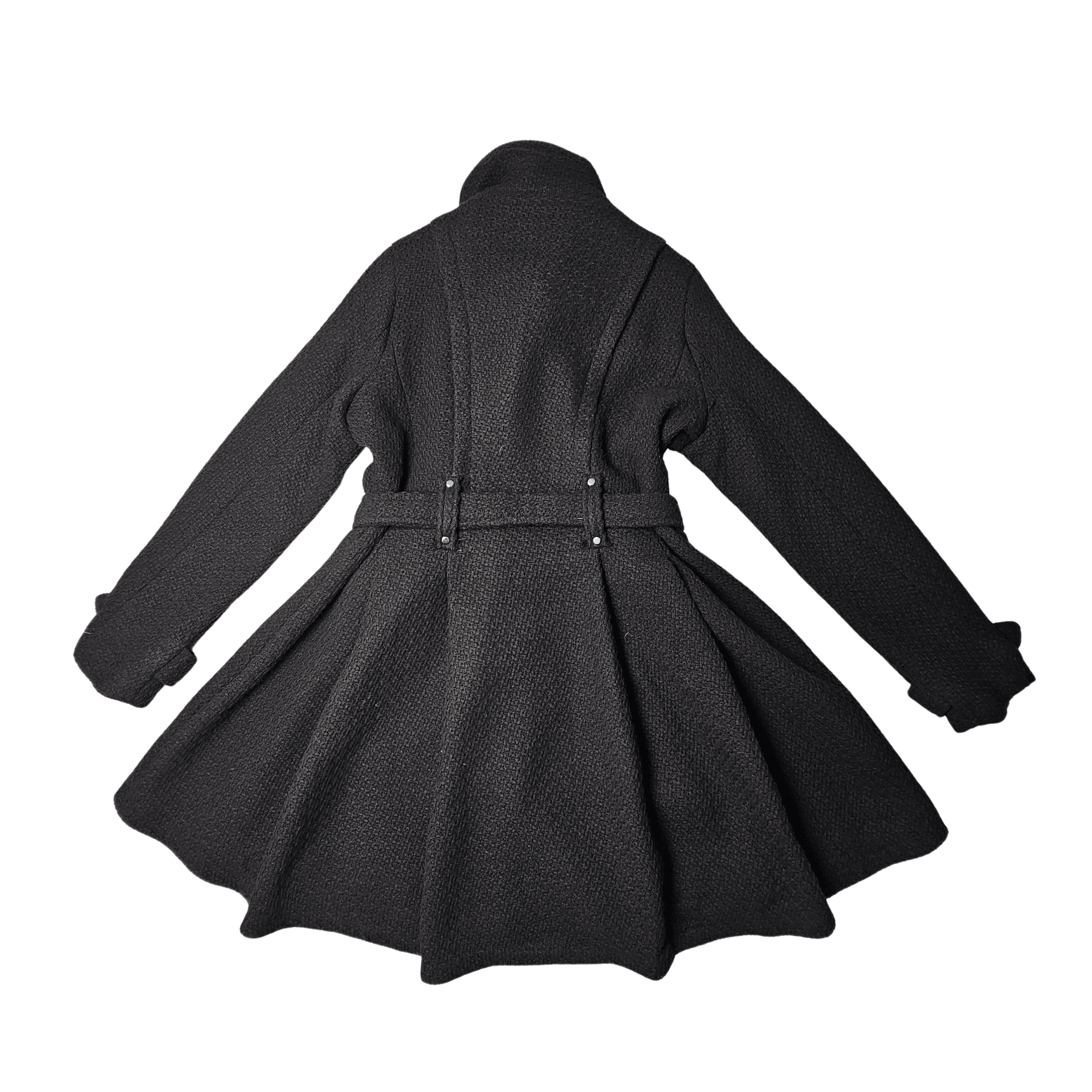 Pallto Femrash Ngjyre e Zeze Outlet Womens Coat