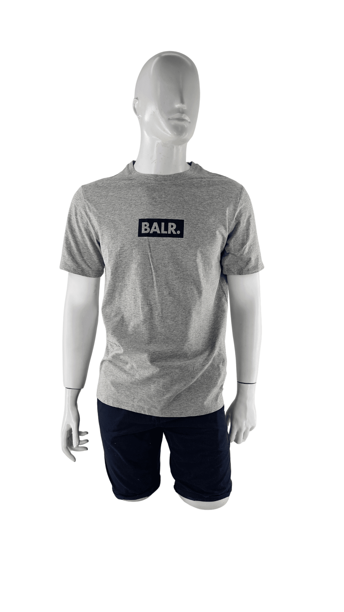 T-Shirt Meshkujsh Balr Ngjyre Gri S.Hand
