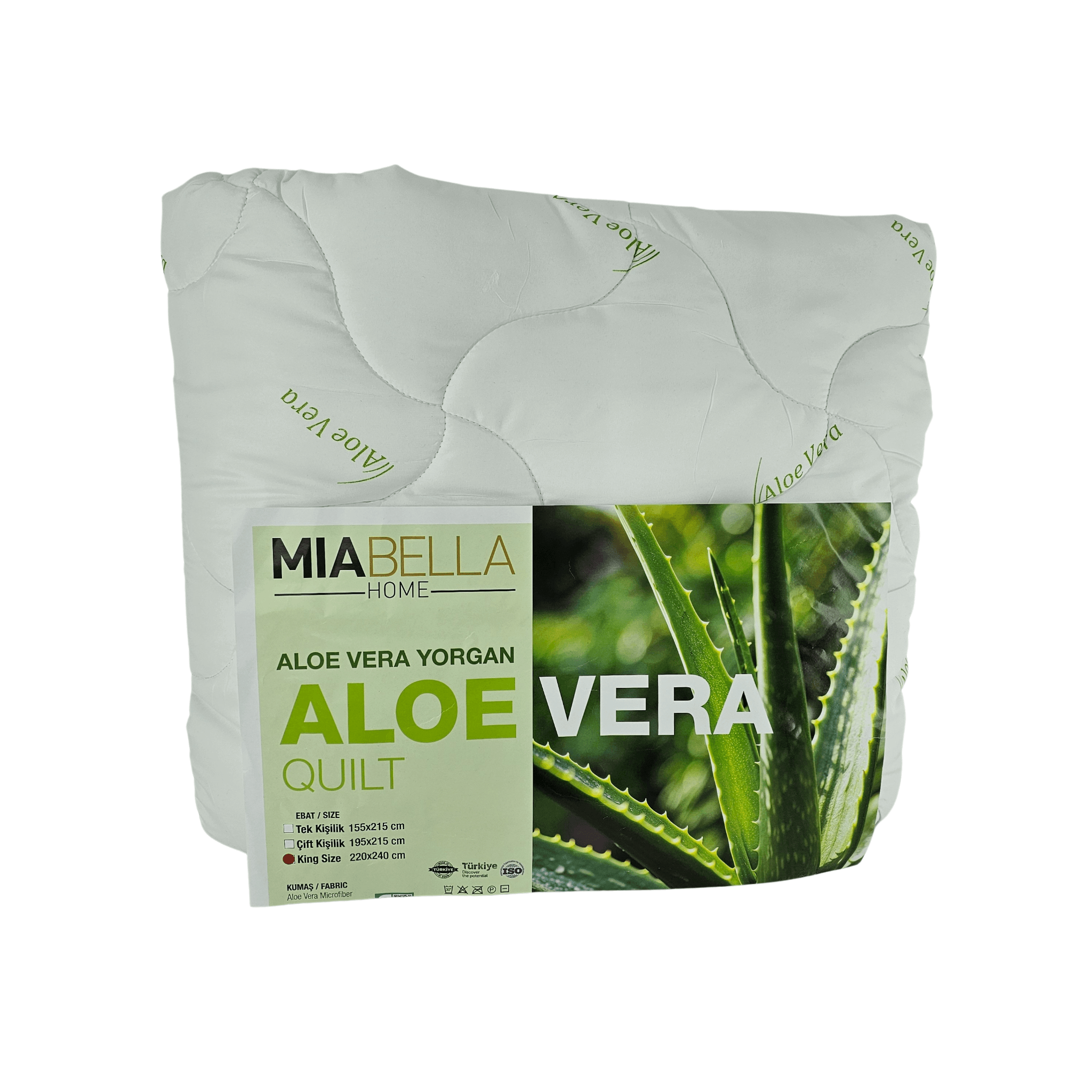 Jorgan Bardhe Aloe Vera Dopio 220x240cm Outlet King Size Duvet Ouilt