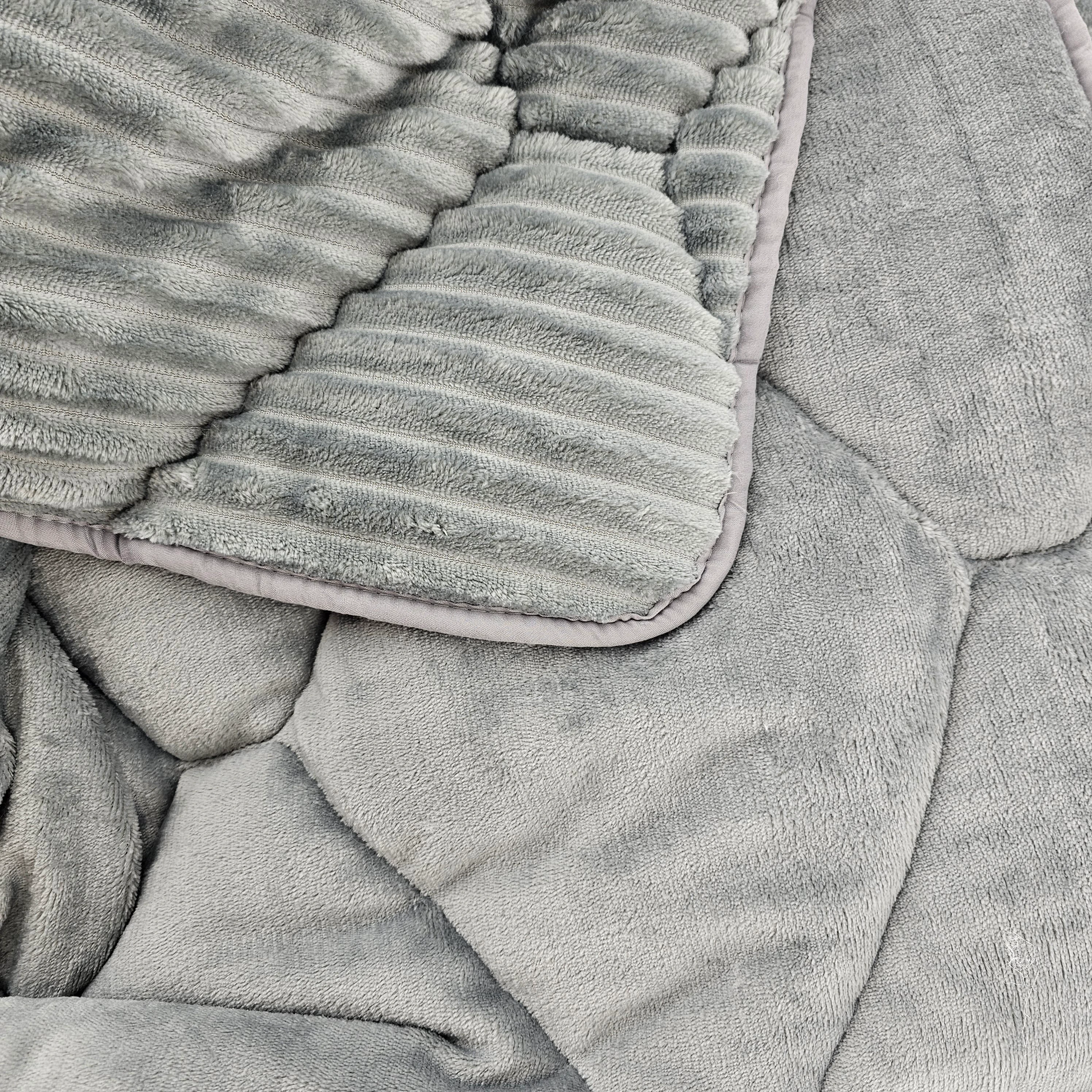 Jorgan Welsoft Tek 160x220cm Outlet Duvet - Gri e Hapur