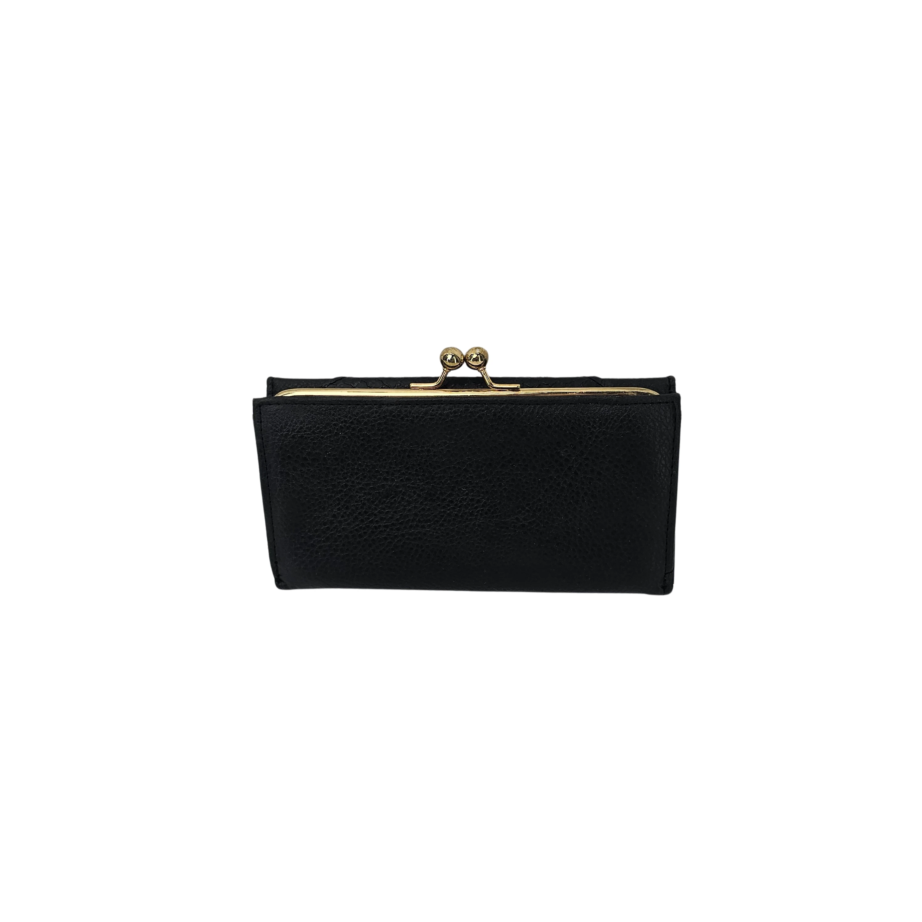 Portofol Femrash Atmosphere Ngjyre i Zi me Detaj Gura S.Hand Women's Wallet