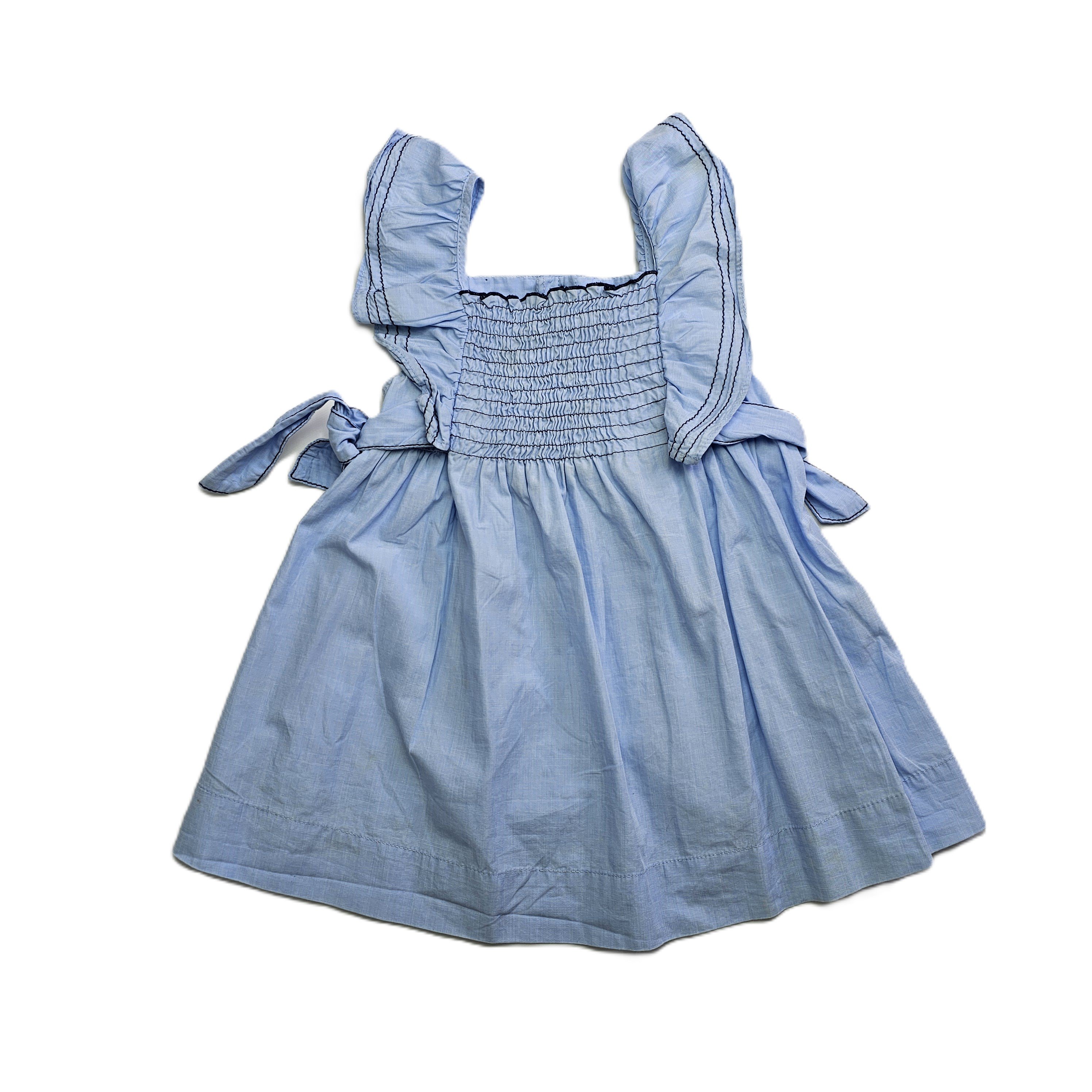 Fustan Femijesh Zara Babyblue me Fjongo Anash S.Hand