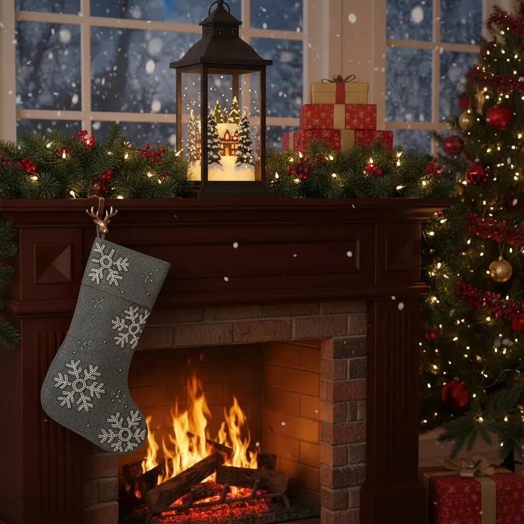 Corape Aksesor Zbukurimi Festiv 45cm S.Hand Christmas Themed