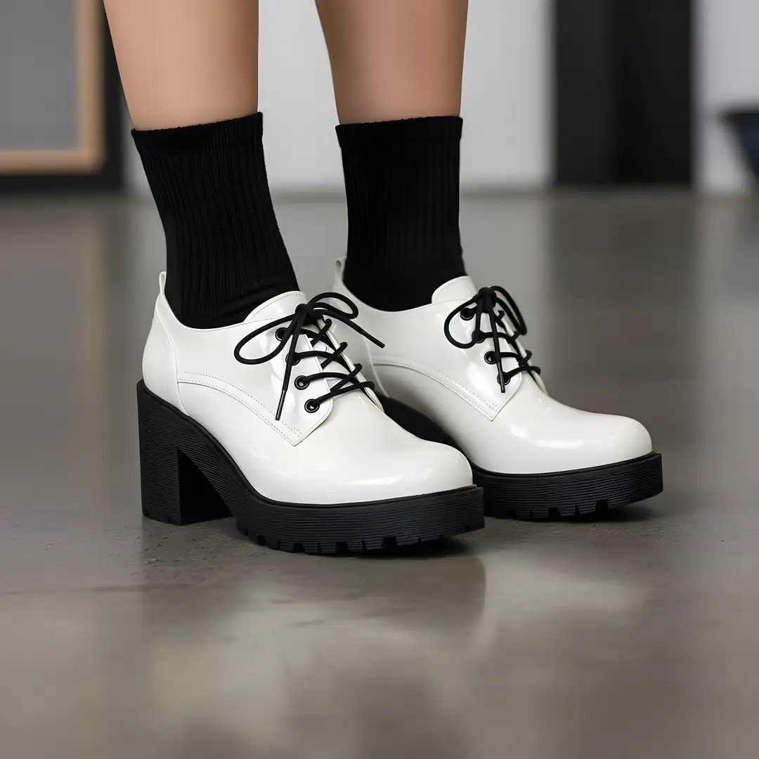 Kepuce Femrash Arizona ngjyre Bardh e Zi S.Hand/Shoes