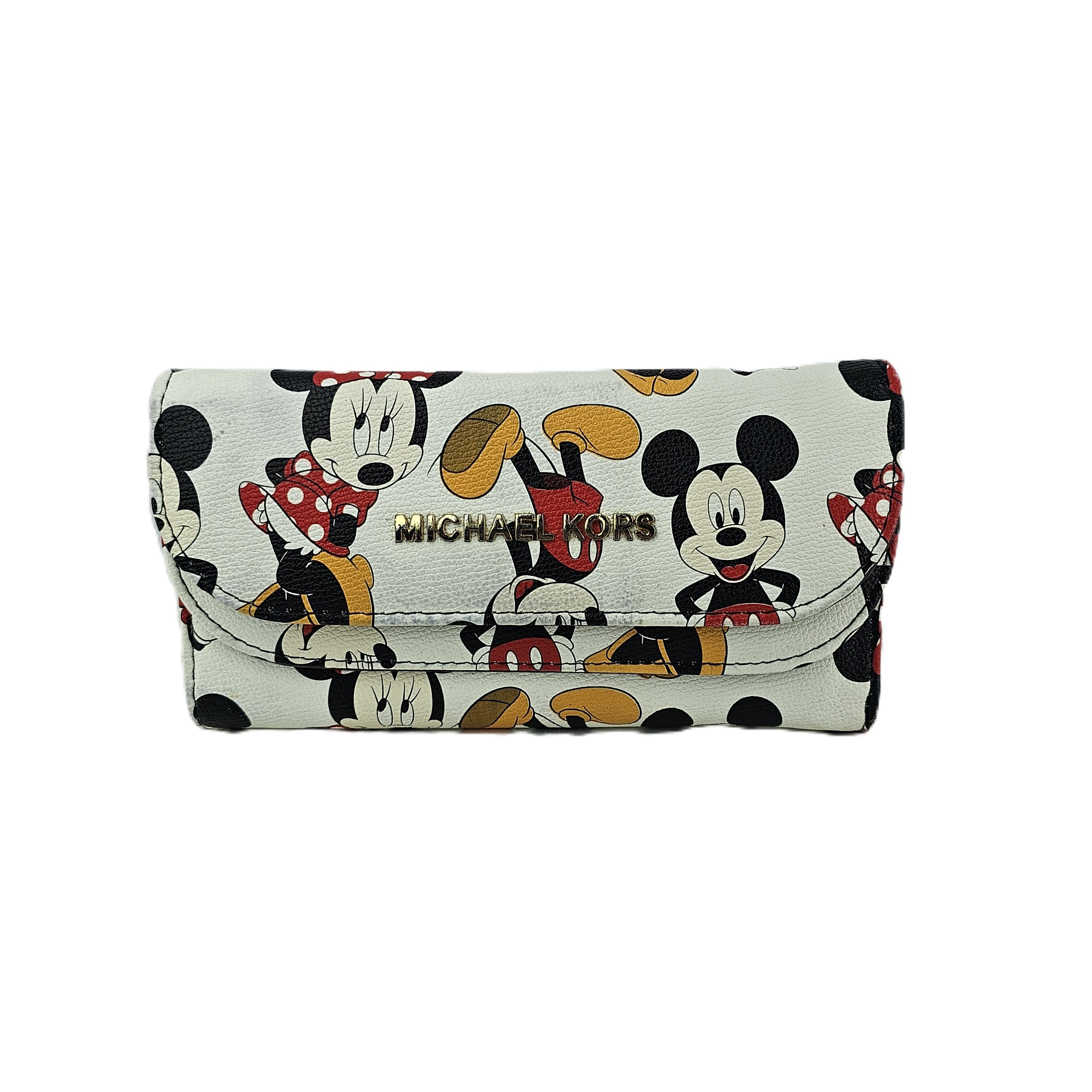Portofol Femrash Michael Kors Ngjyre i Bardhe me Mickey Mouse S.Hand