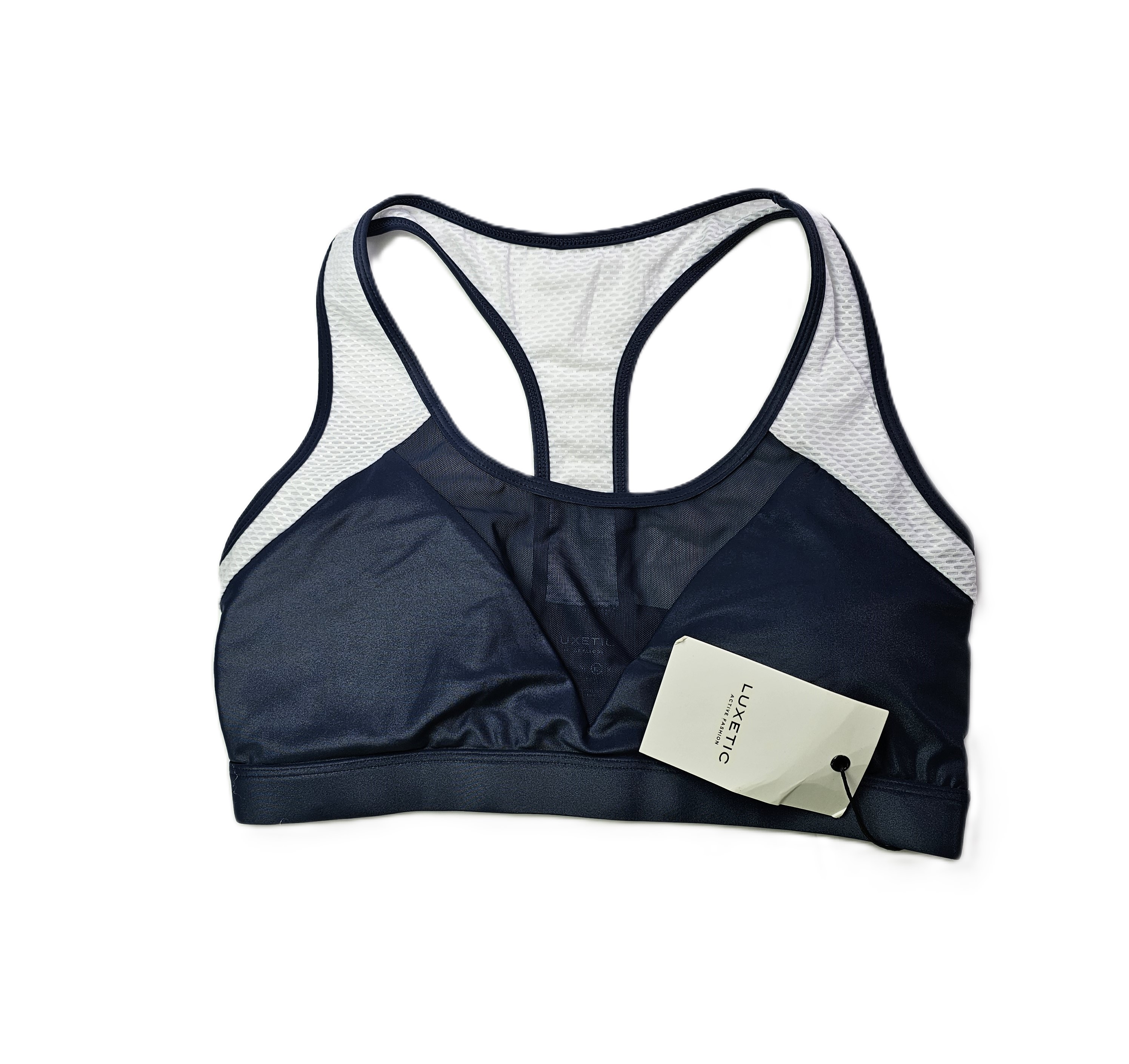 Fitnes Sportiv Luxetic Ngjyre Blu e Erret me Dizajn te Bardhe Outlet/Fitness Sport