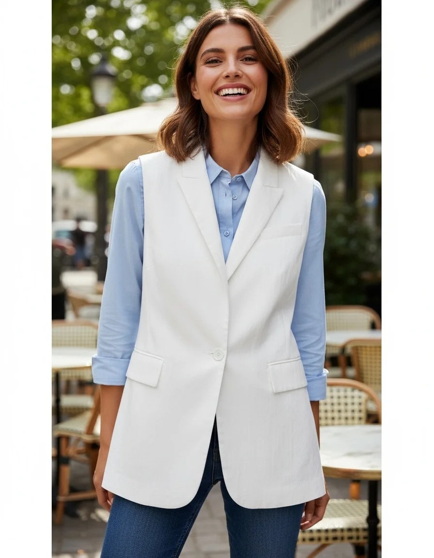 Jelek Femrash Zara Ngjyre i bardhe S.Hand