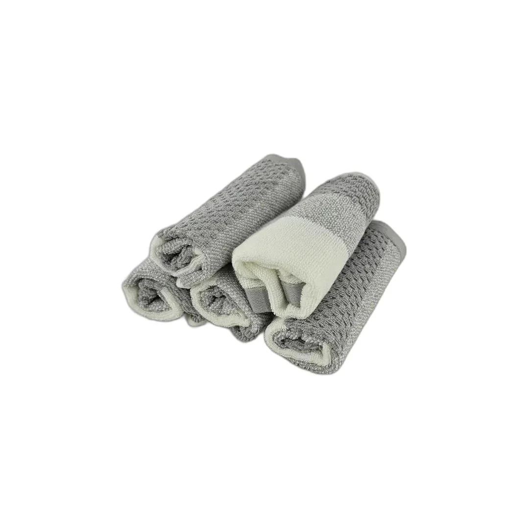 Peshqir Pecete 30x30 Set 5 Cope Outlet Towel - Gri e Hapur
