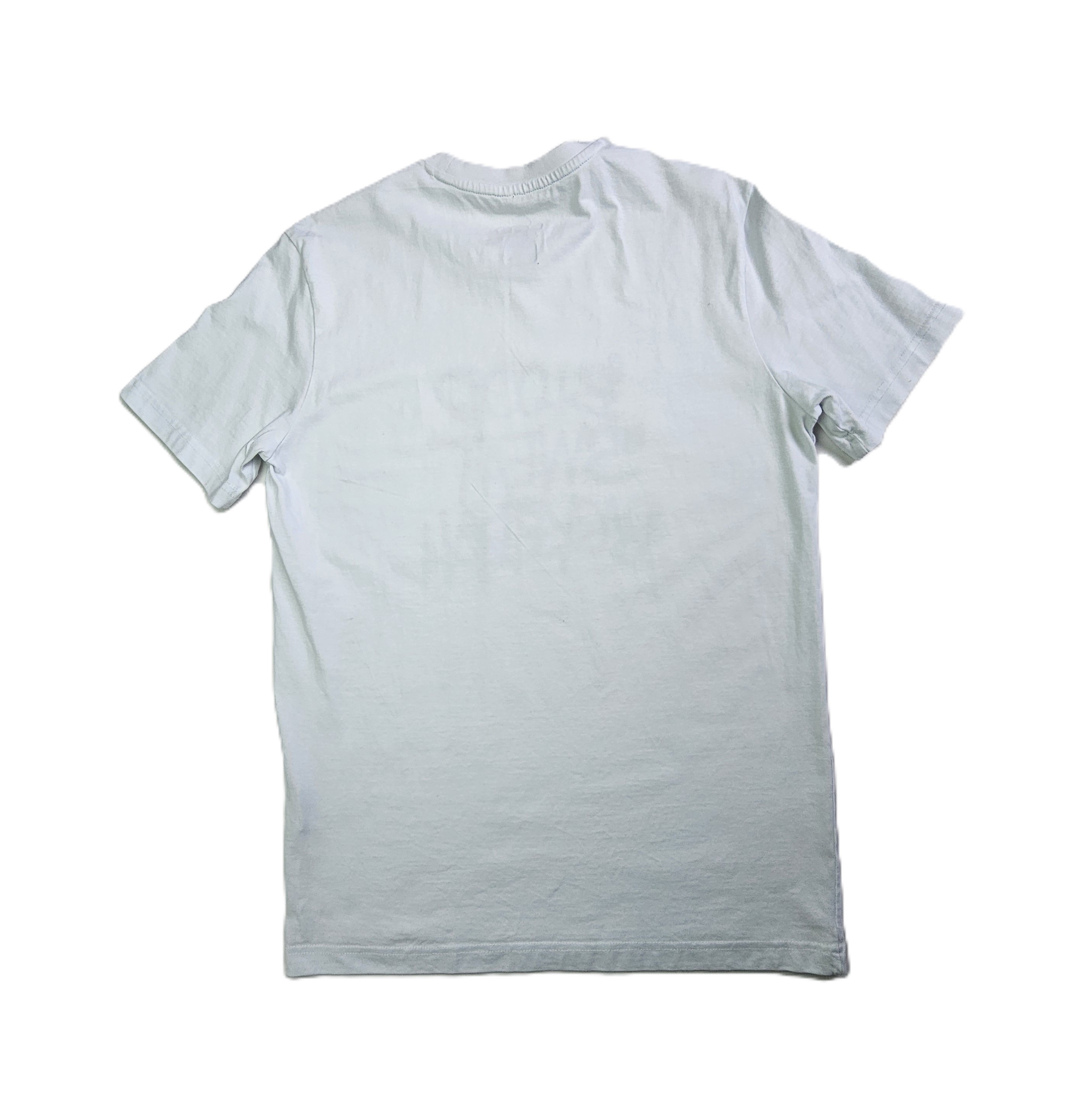 T-Shirt Meshkujsh Nike Ngjyre e Bardhe me Dizajn te Zi S.Hand/T-Shirt  