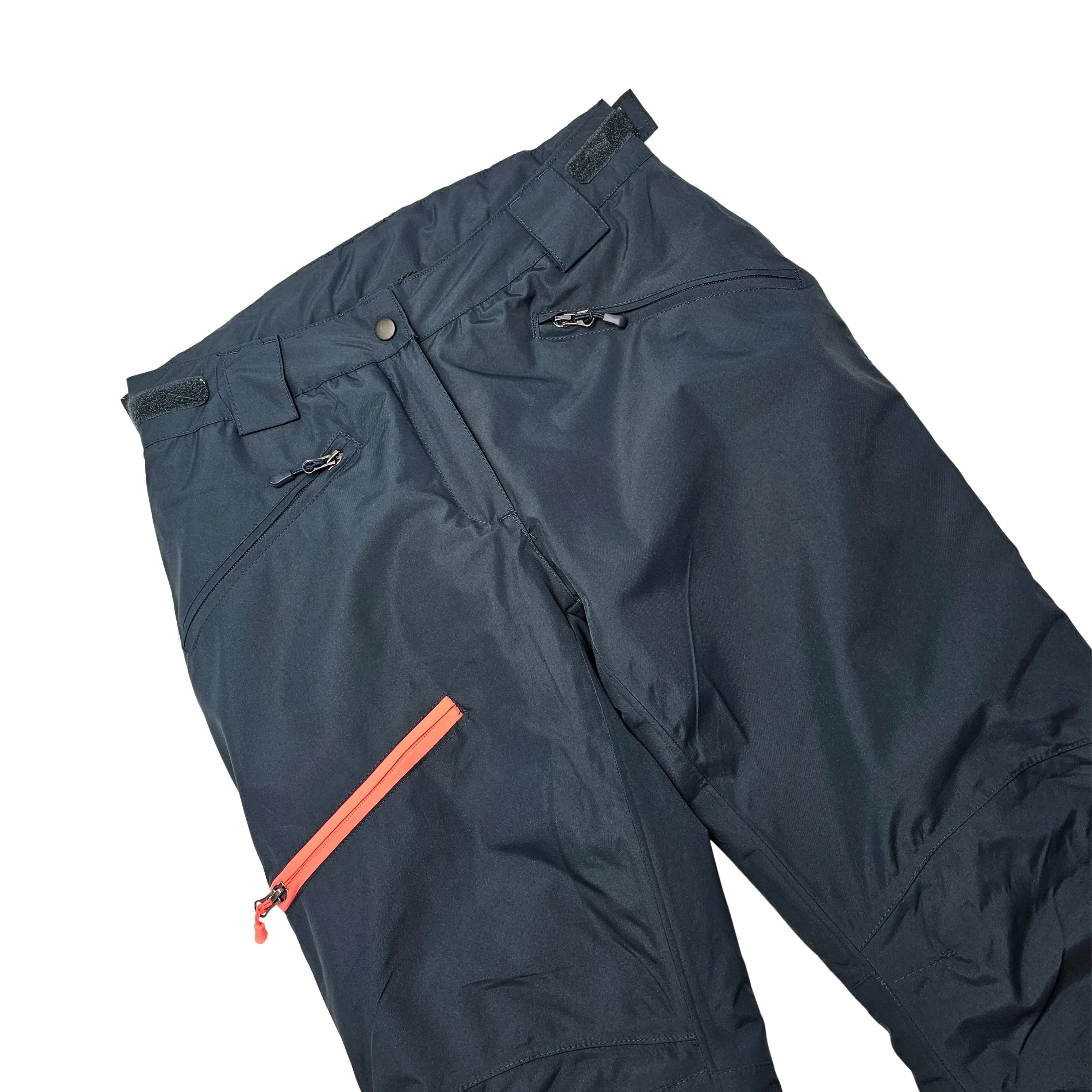 Pantallona Bore Ngjyre Blu te Erreta me Dizajn Roze S.Hand Snow Pants