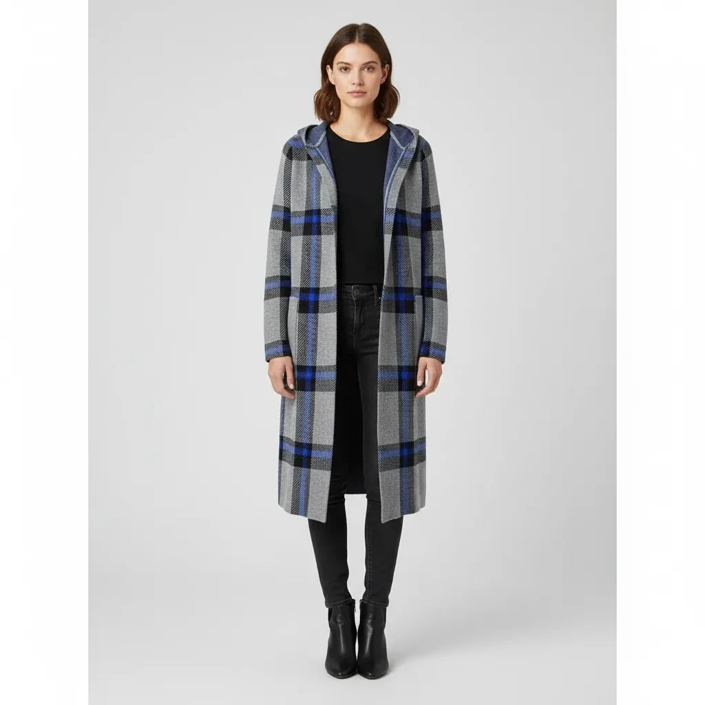 Triko Femrash Dizajn Abstrakt S.Hand Women's Cardigan