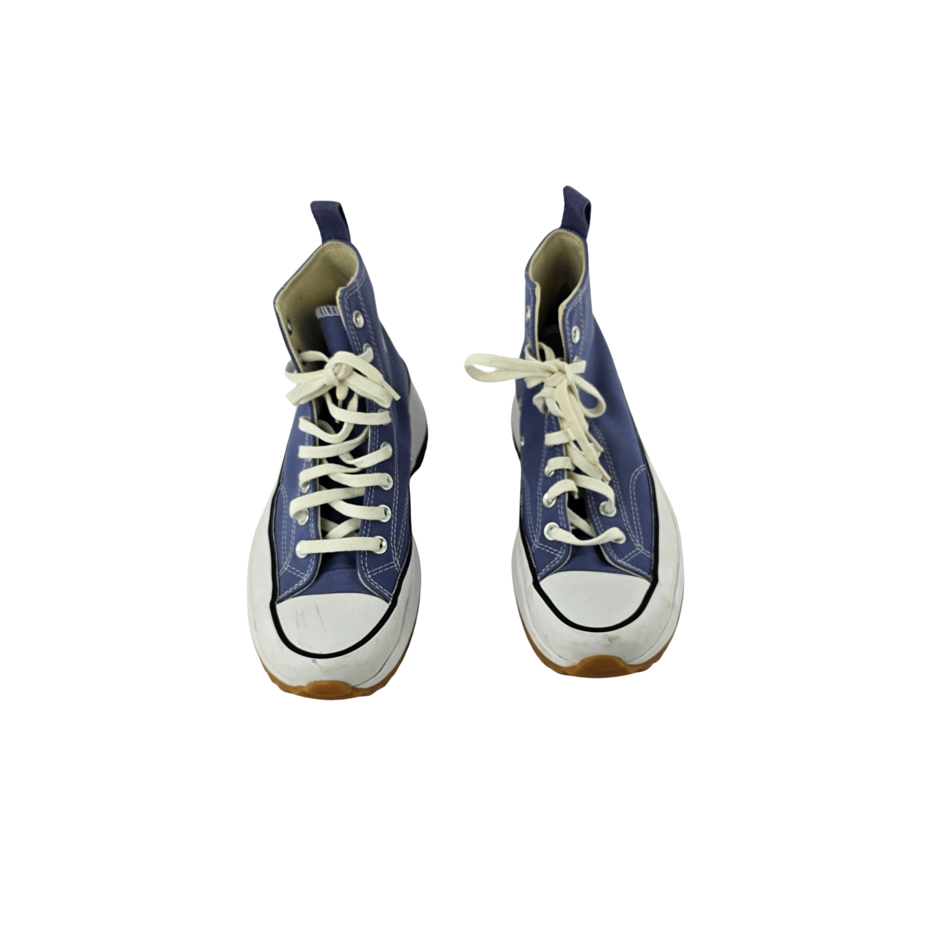 Atlete Femrash Converse Ngjyre Blu me Dizajn Bezhe dhe te Zi S.Hand Women's Shoes