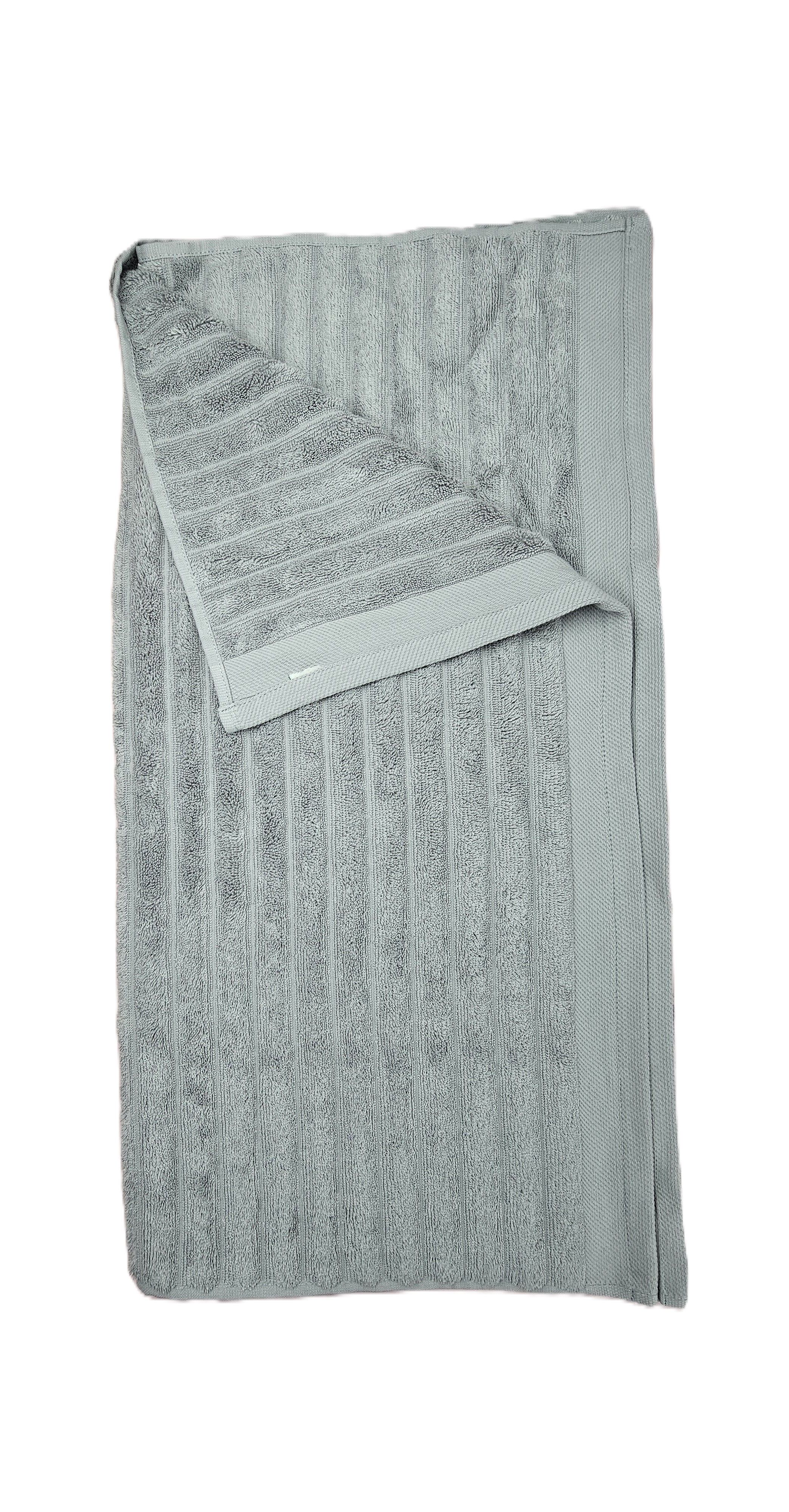 Peshqir Banje Trupi Gri Me Fasha 1 Cope 70x140 cm 550 gr