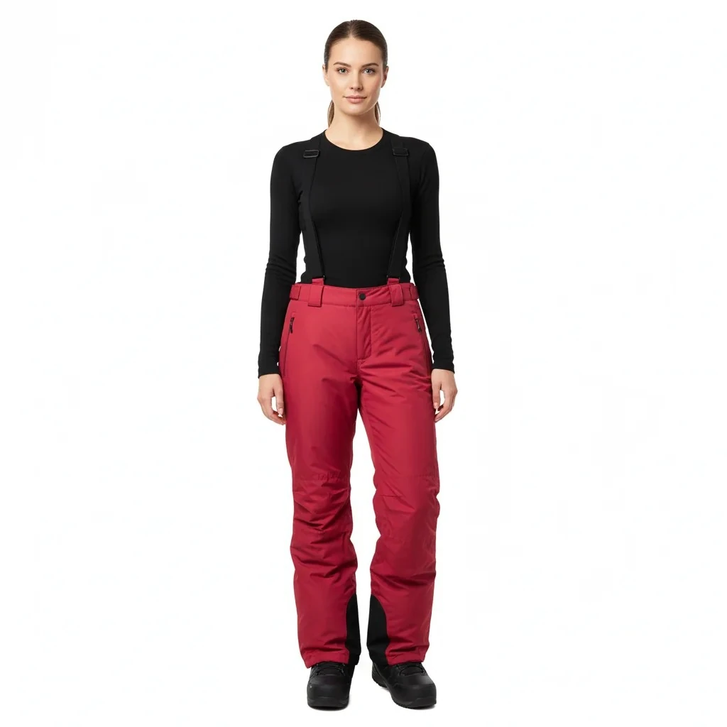 Pantallona Bore Ngjyre Roze S.Hand Snow Pants