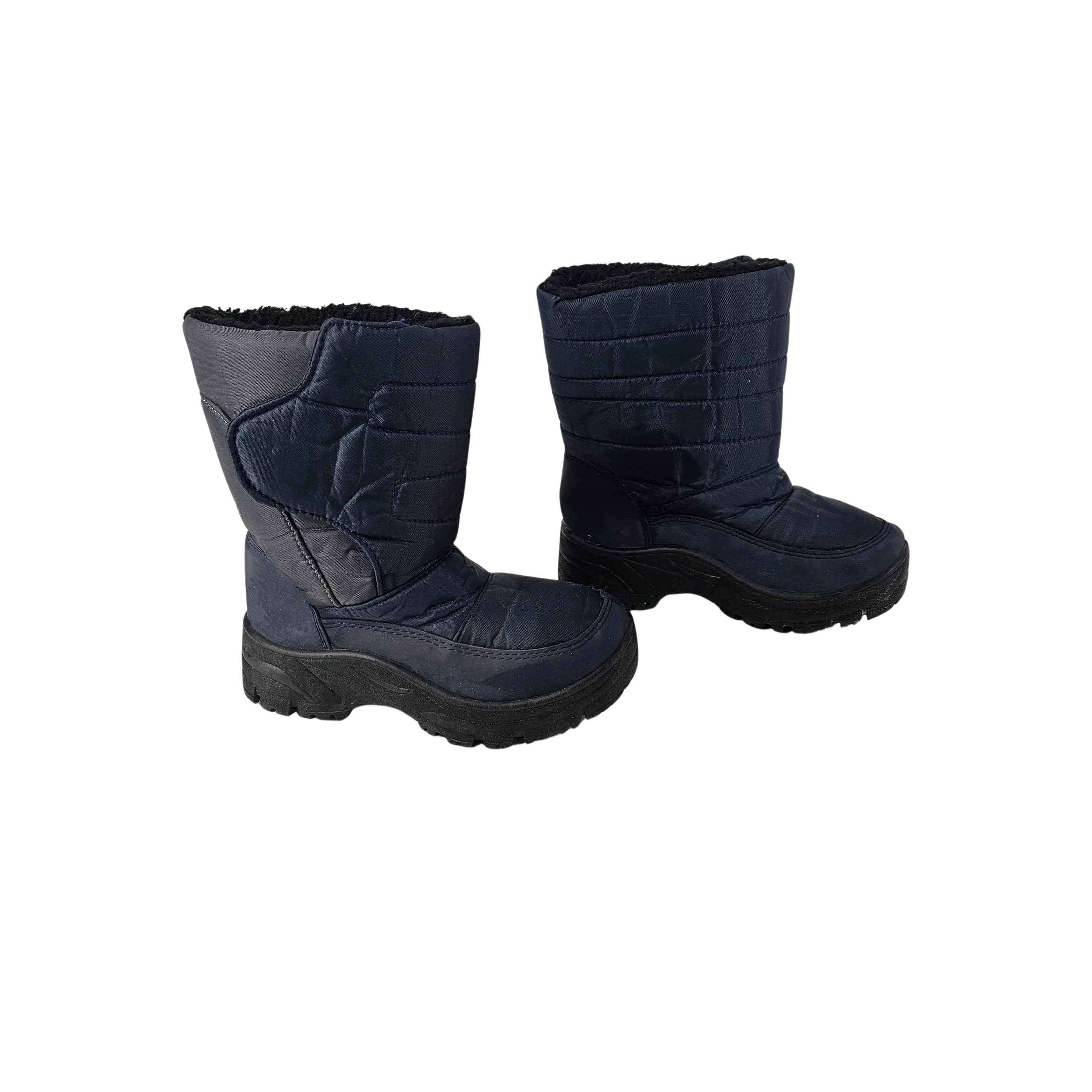 Cizme Femijesh me Push Brenda Ngjyre Blu te Erreta me Dizajn te Zi S.Hand Children's Boots