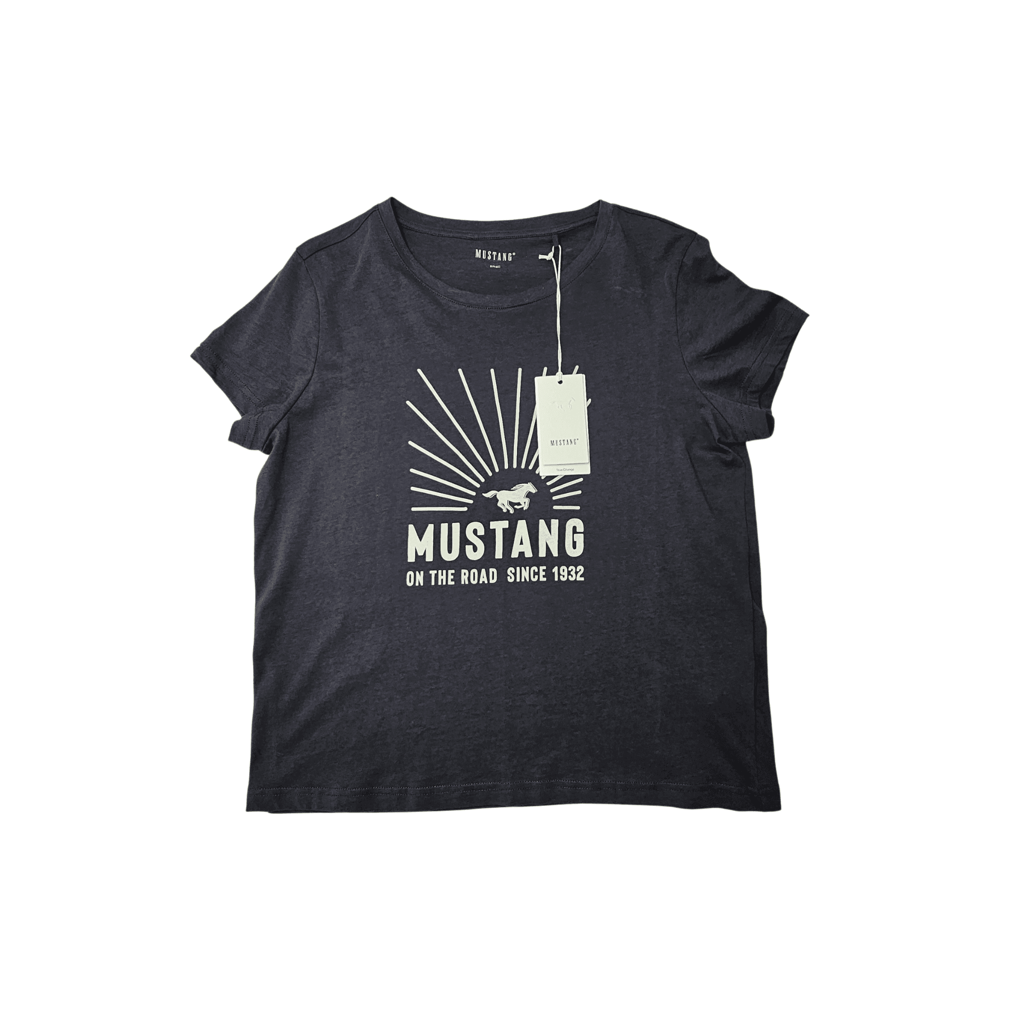 Bluze Femrash Mustang Ngjyre Gri e Erret Outlet T-Shirt