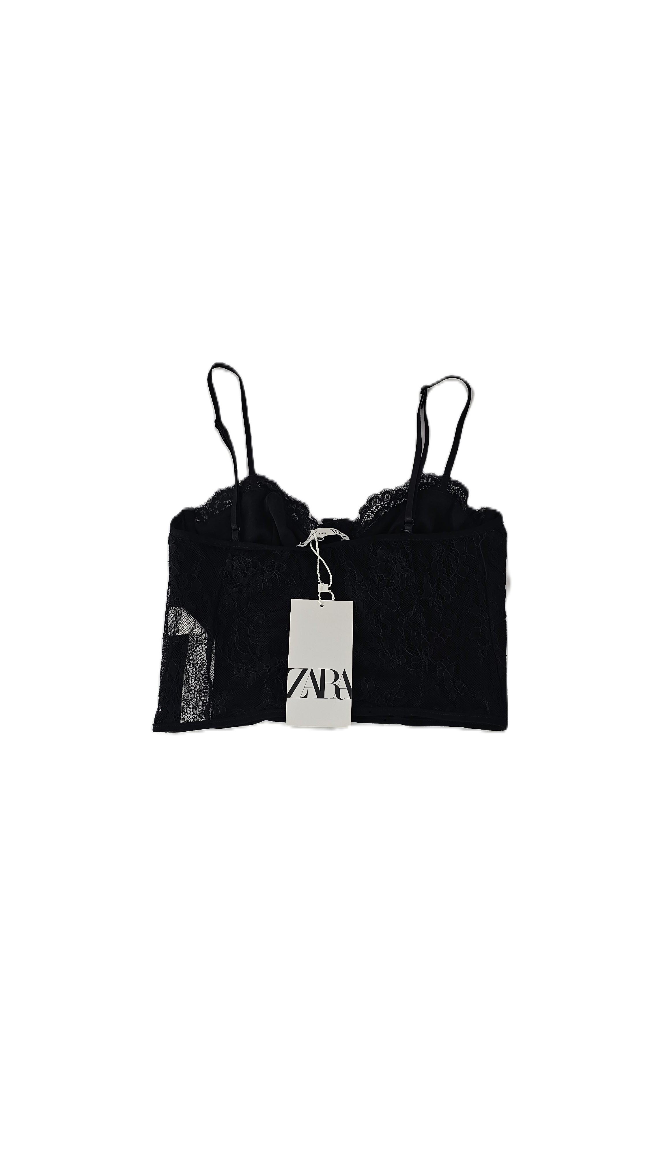Kanatjere Zara Crop Top me Dantelle