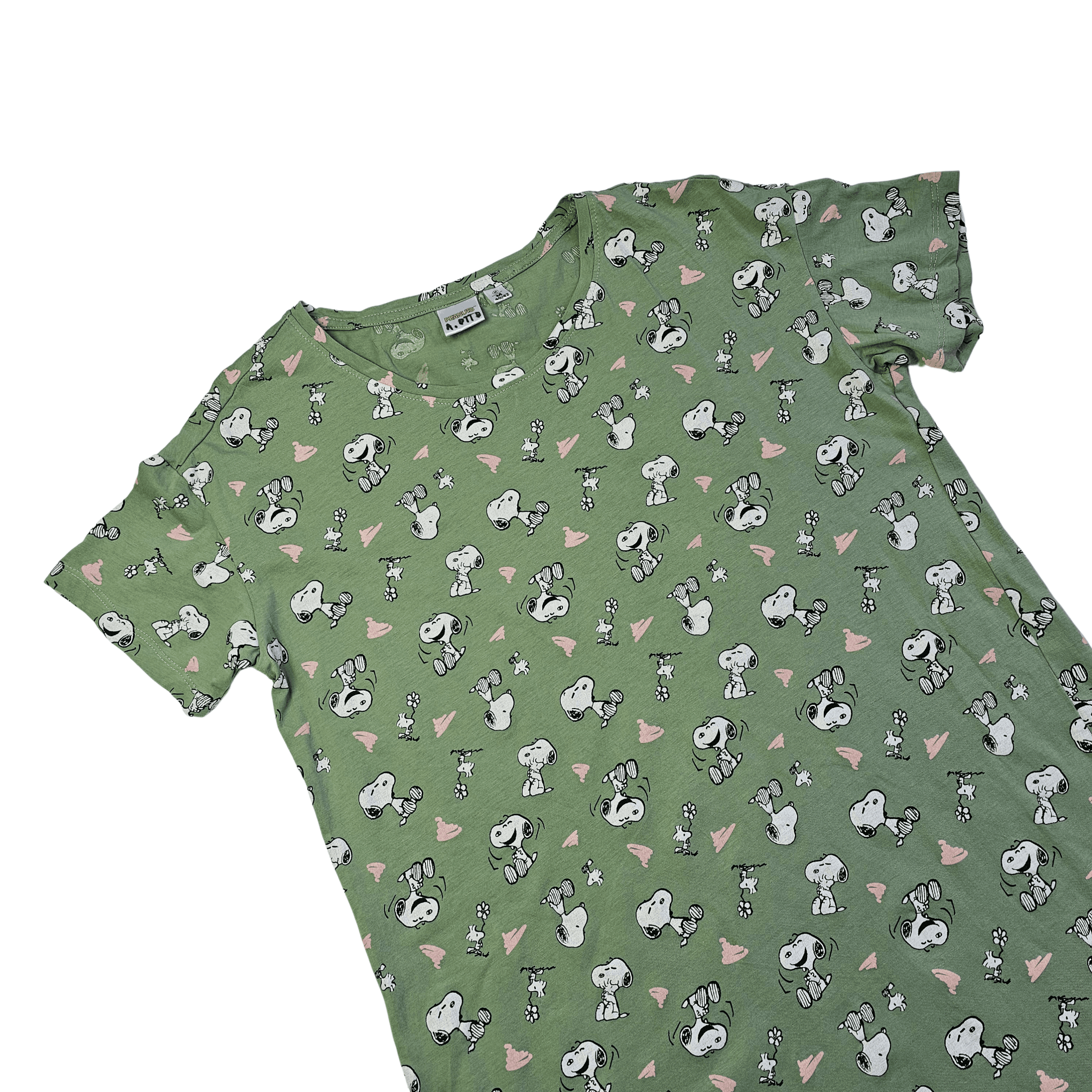 Veshje Gjumi Fustan Ngjyre Jeshil me Qenush S.Hand/Sleeping Clothes