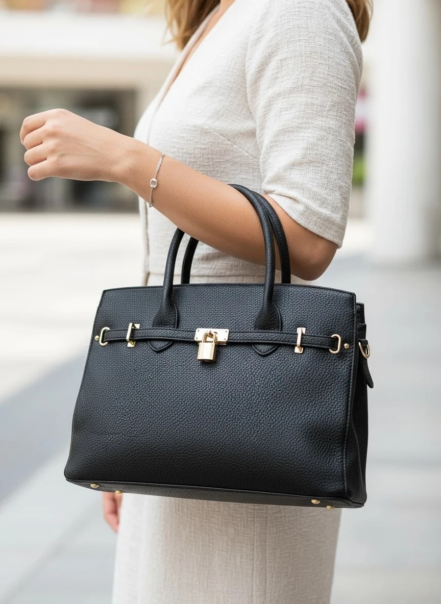 Cante Lady Hand Bag Black S.Hand