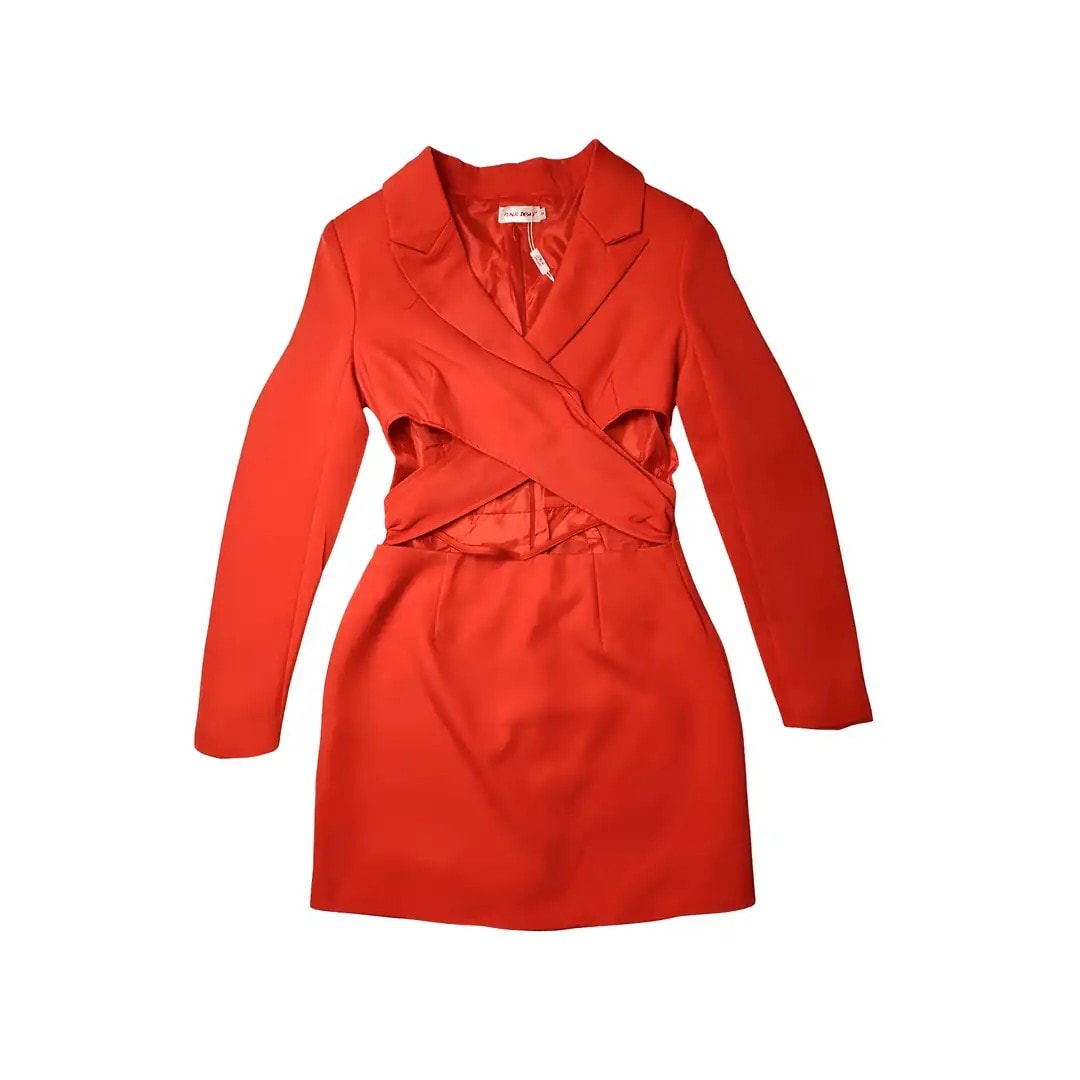 Fustan Femrash Public Desire Ngjyre Portokalli  Outlet Women Dress