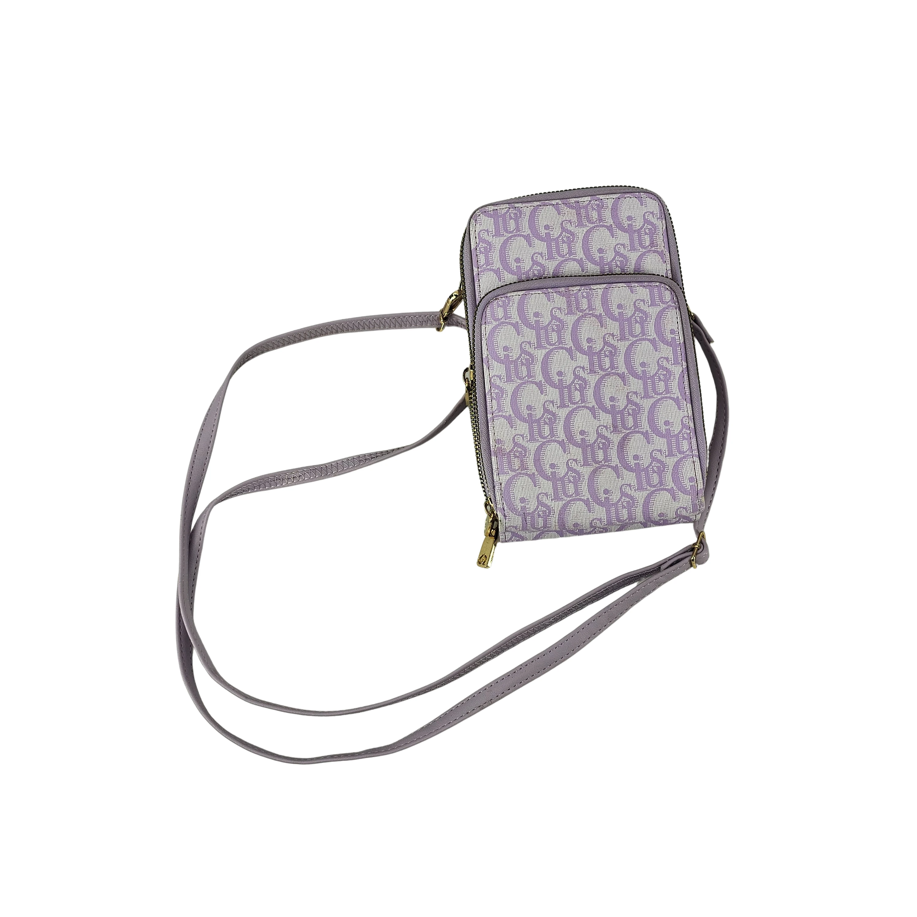 Portofol-Cante Femrash Ngjyre Lejla me Dizajn me Shkronja S.Hand Women's Crossbody Wallet