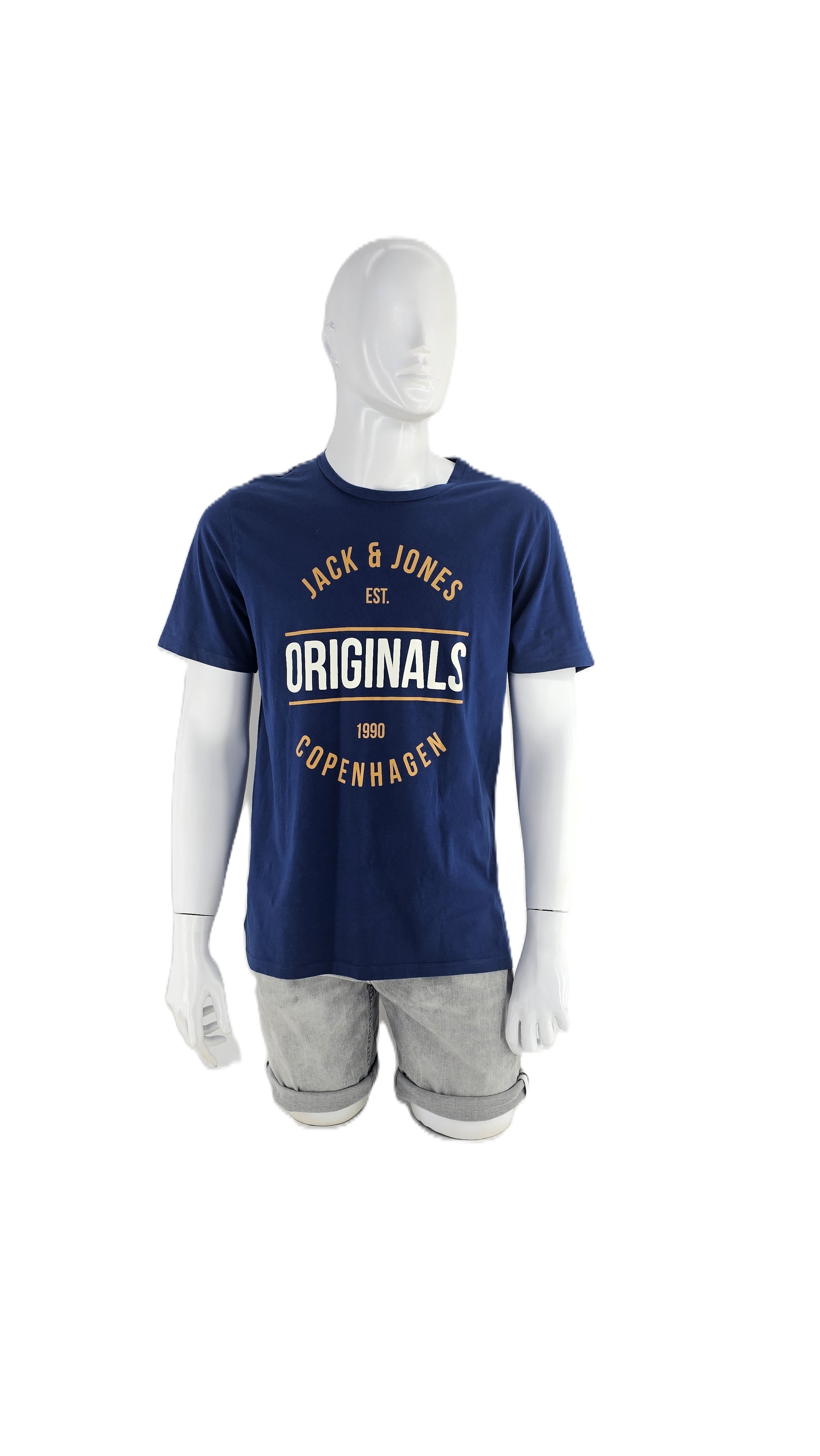T-Shirt Jack&Jones Blu e Erret S.Hand