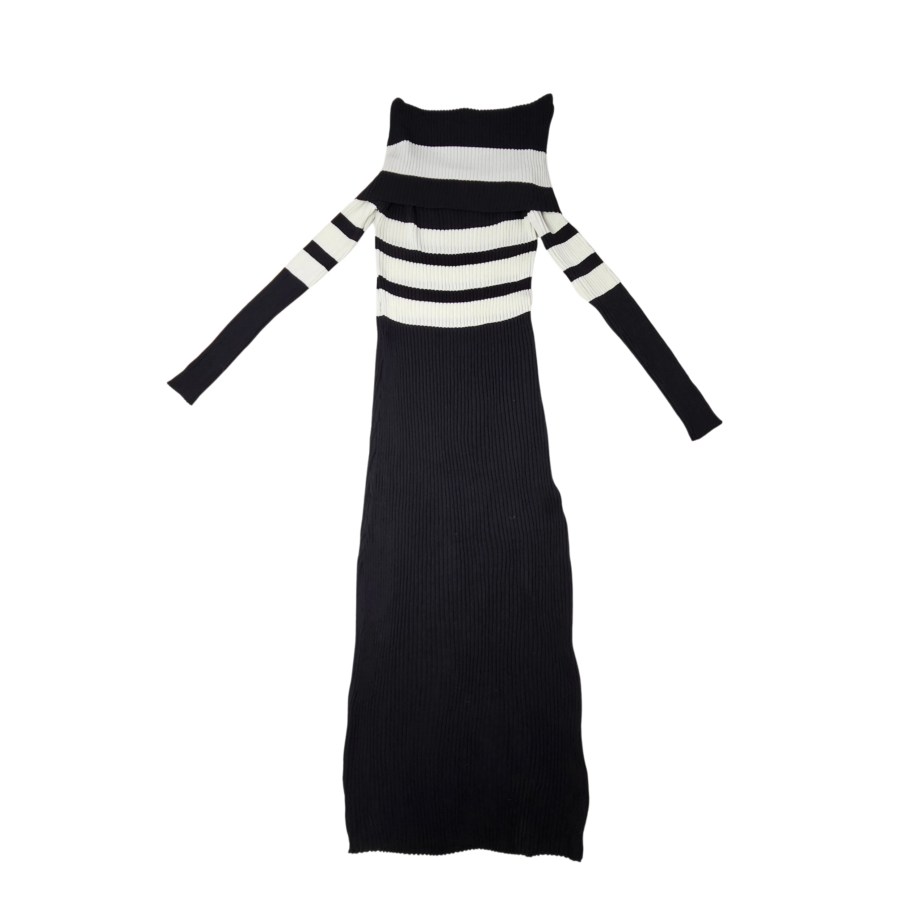 Fustan Femrash Dizajn Bardhe e Zi S.Hand Women's Dress