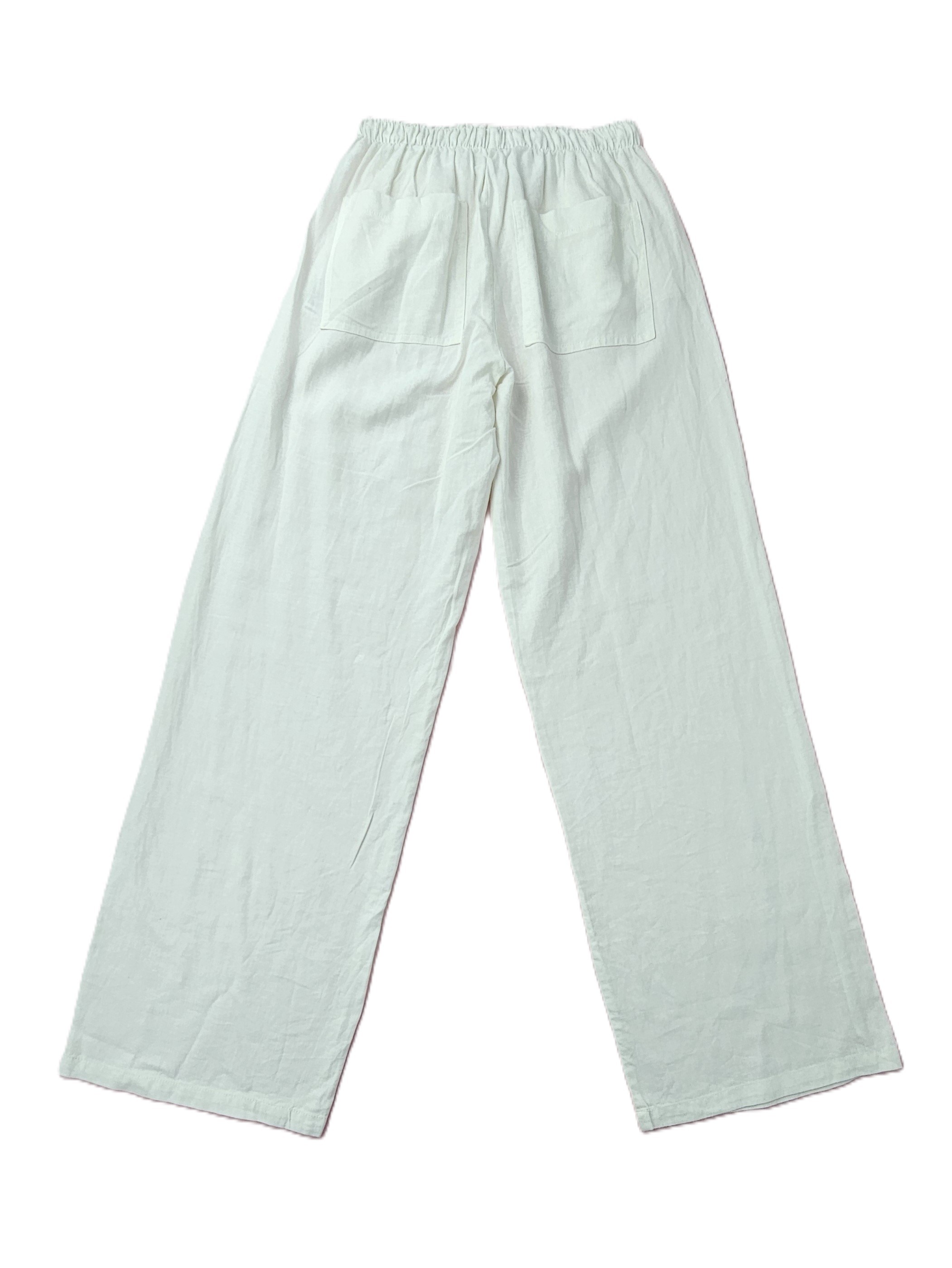 Pantallona Bershka Lino Te Bardha S.Hand