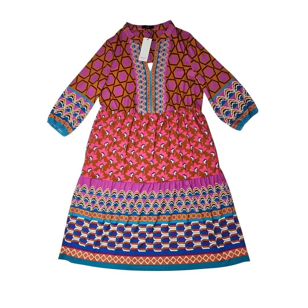 Fustan Femrash  Oui Dizajn Abstrakt Shumengjyresh Outlet Dress